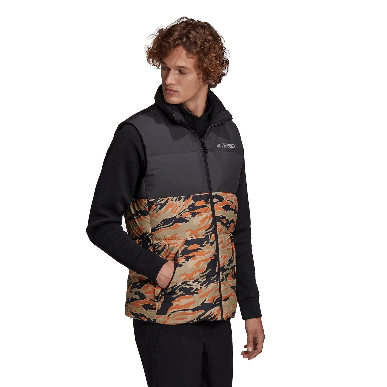 adidas Terrex XPLR Reversible Down Gilet - Multi - Image 5