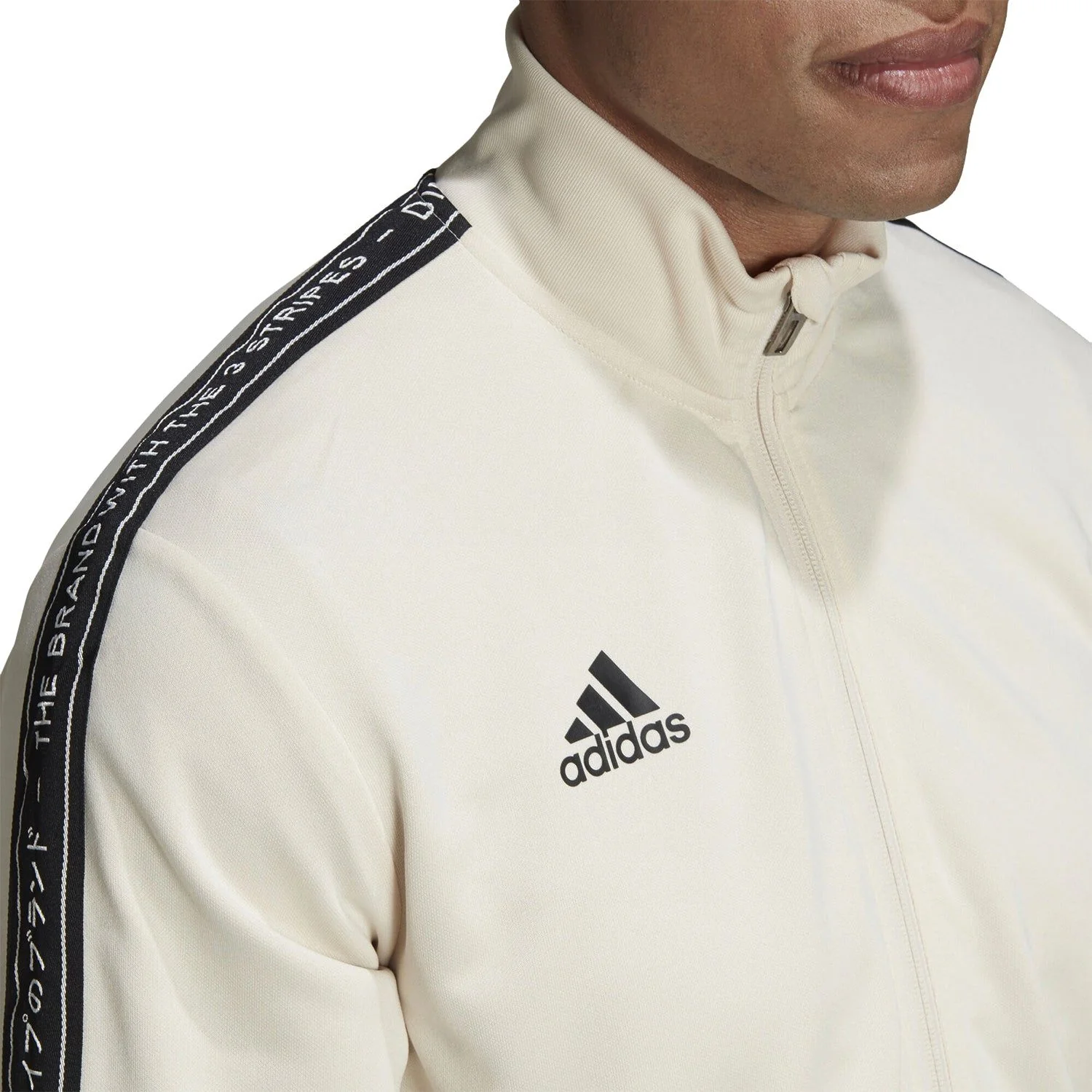 adidas Tiro 19 Football Track Track Top - Beige - Image 3