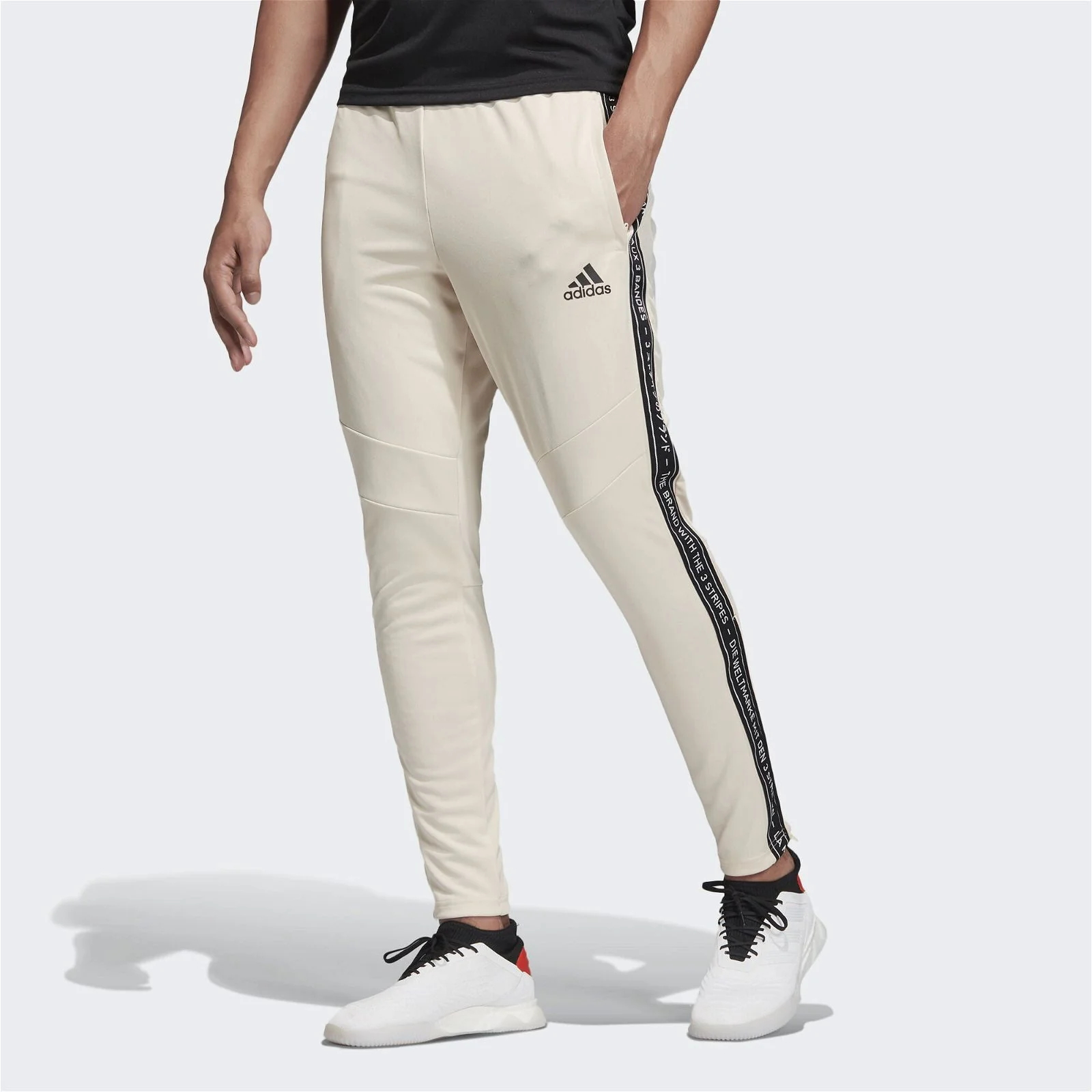 adidas Tiro 19 Training Tracksuit Bottoms - Beige - Image 4