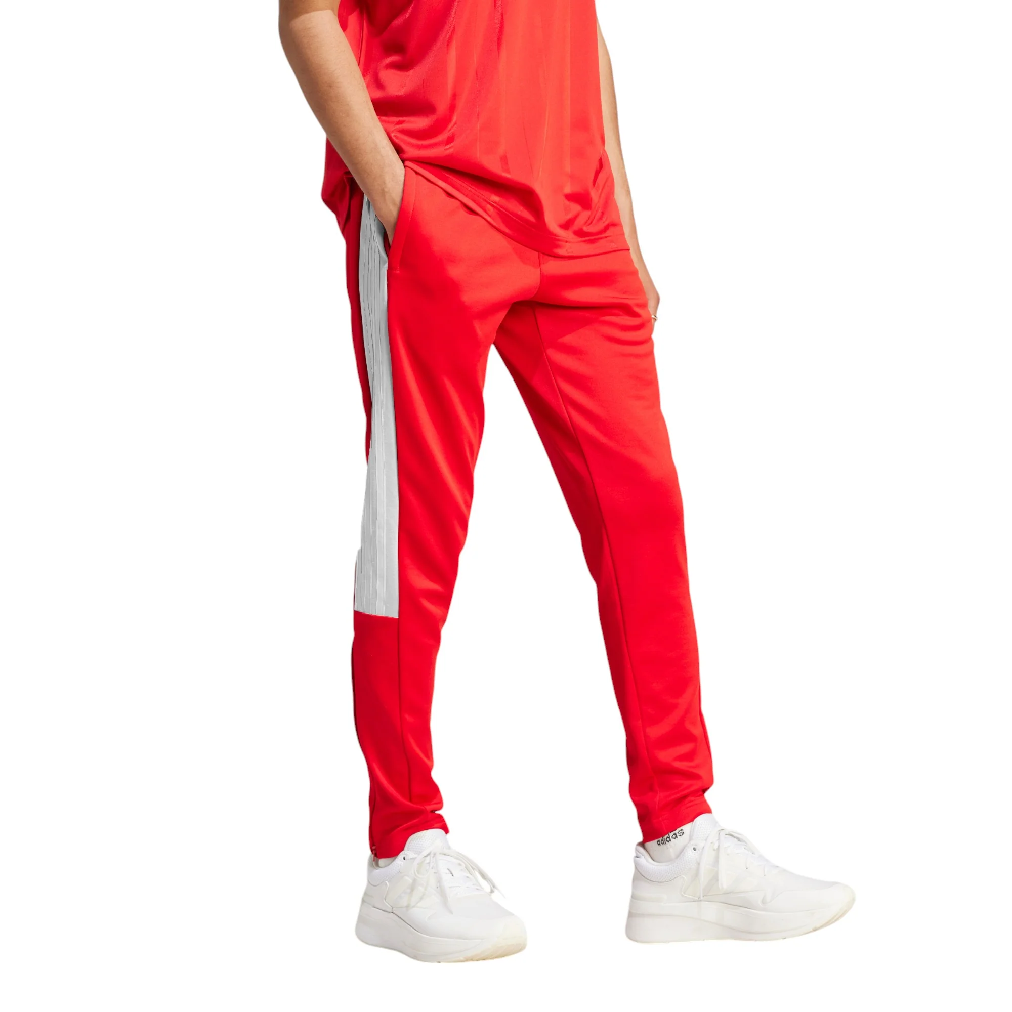 adidas Tiro Football Track Pants Bottoms - Better Scarlet Red - Image 3
