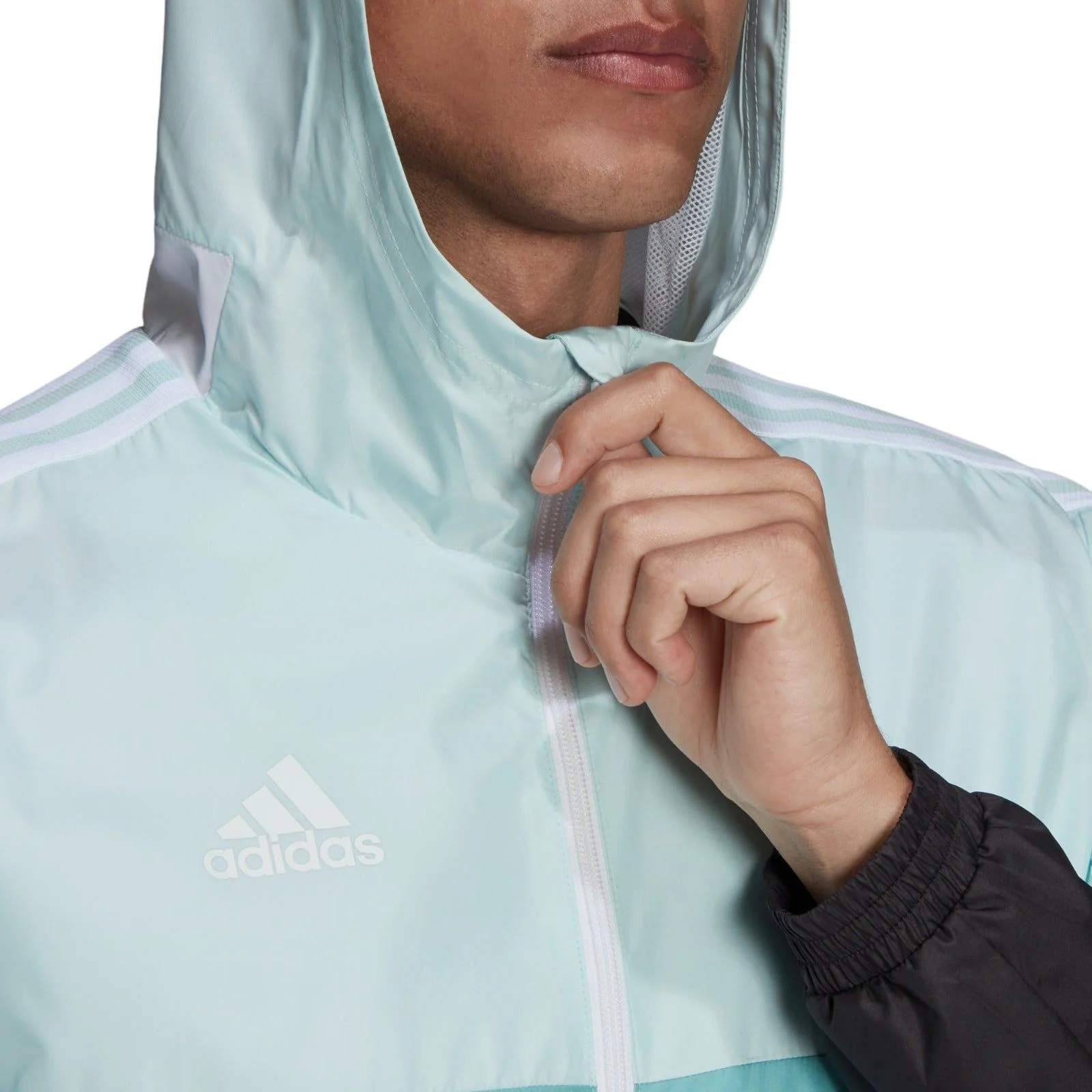 adidas Tiro Windbreaker Jacket - Turquoise Blue - Image 6