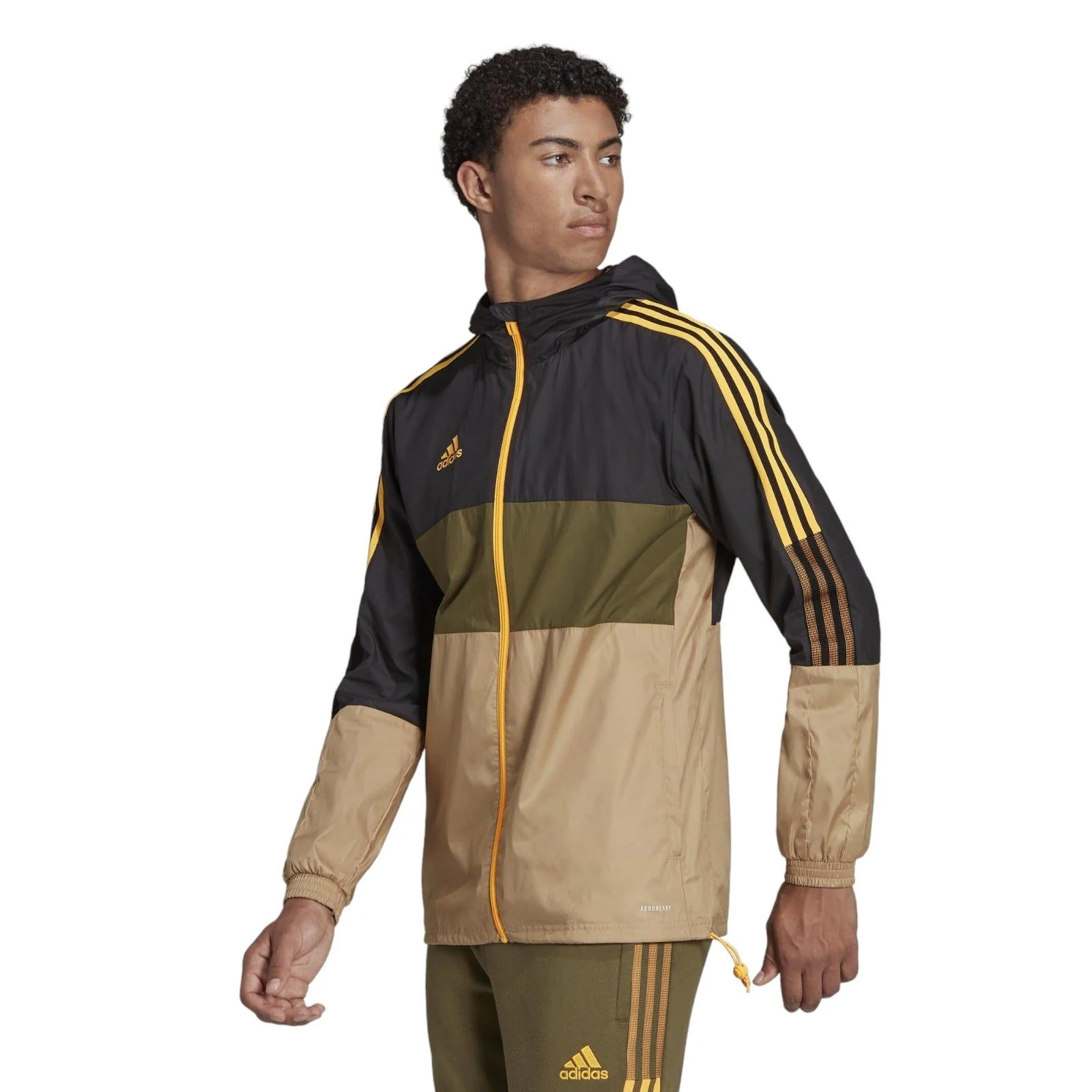 adidas Tiro Winterized Windbreaker Jacket - Brown - Image 2