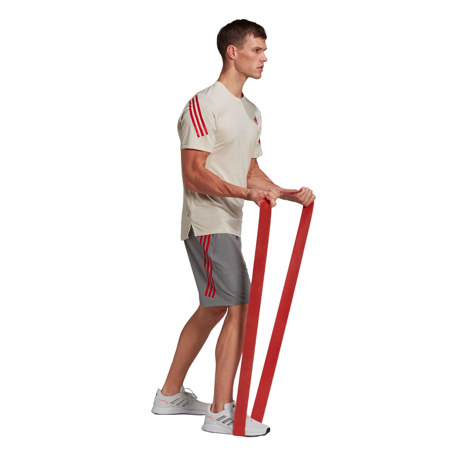 adidas Train Icon Training Tee Jersey - Halo Ivory - Image 4