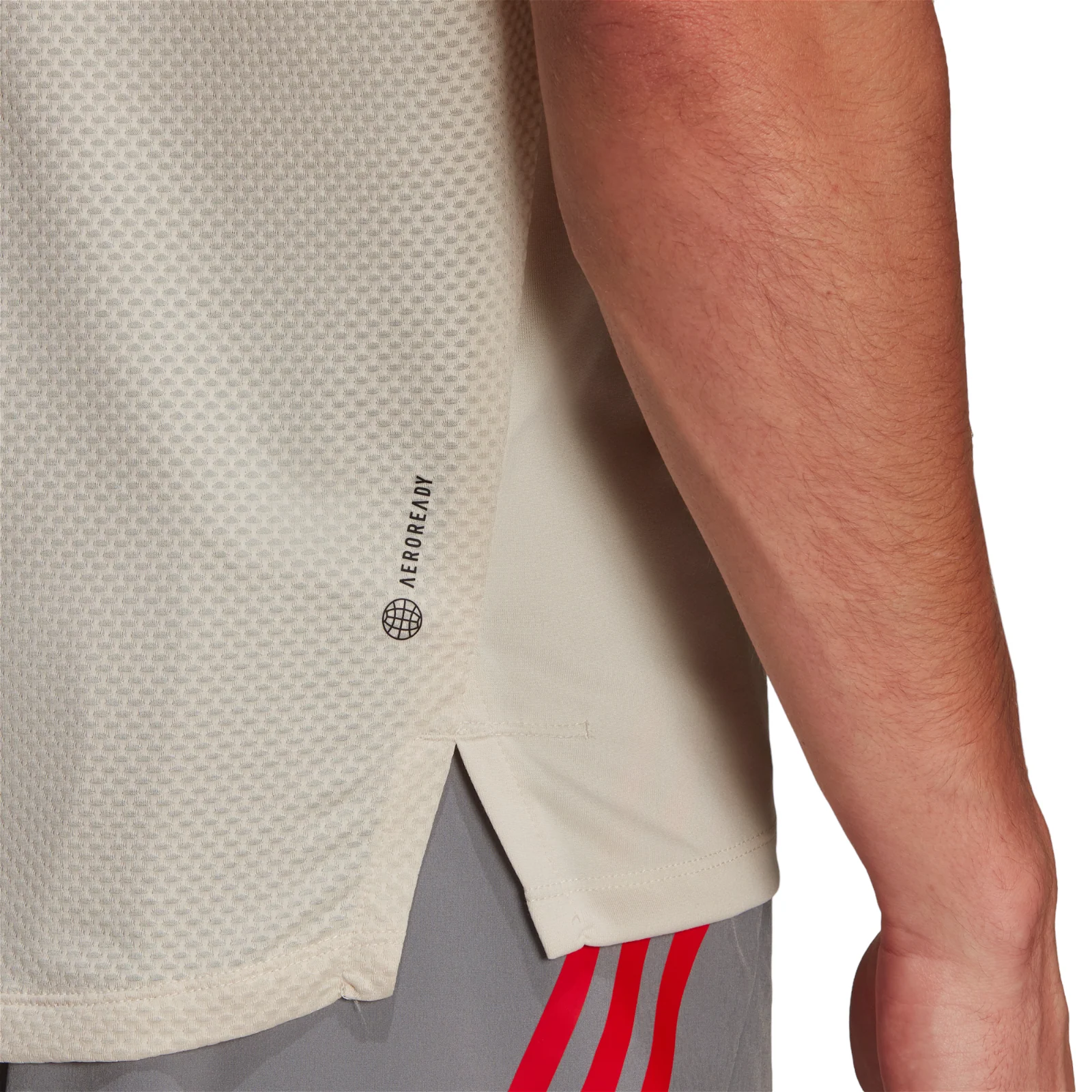 adidas Train Icon Training Tee Jersey - Halo Ivory - Image 5