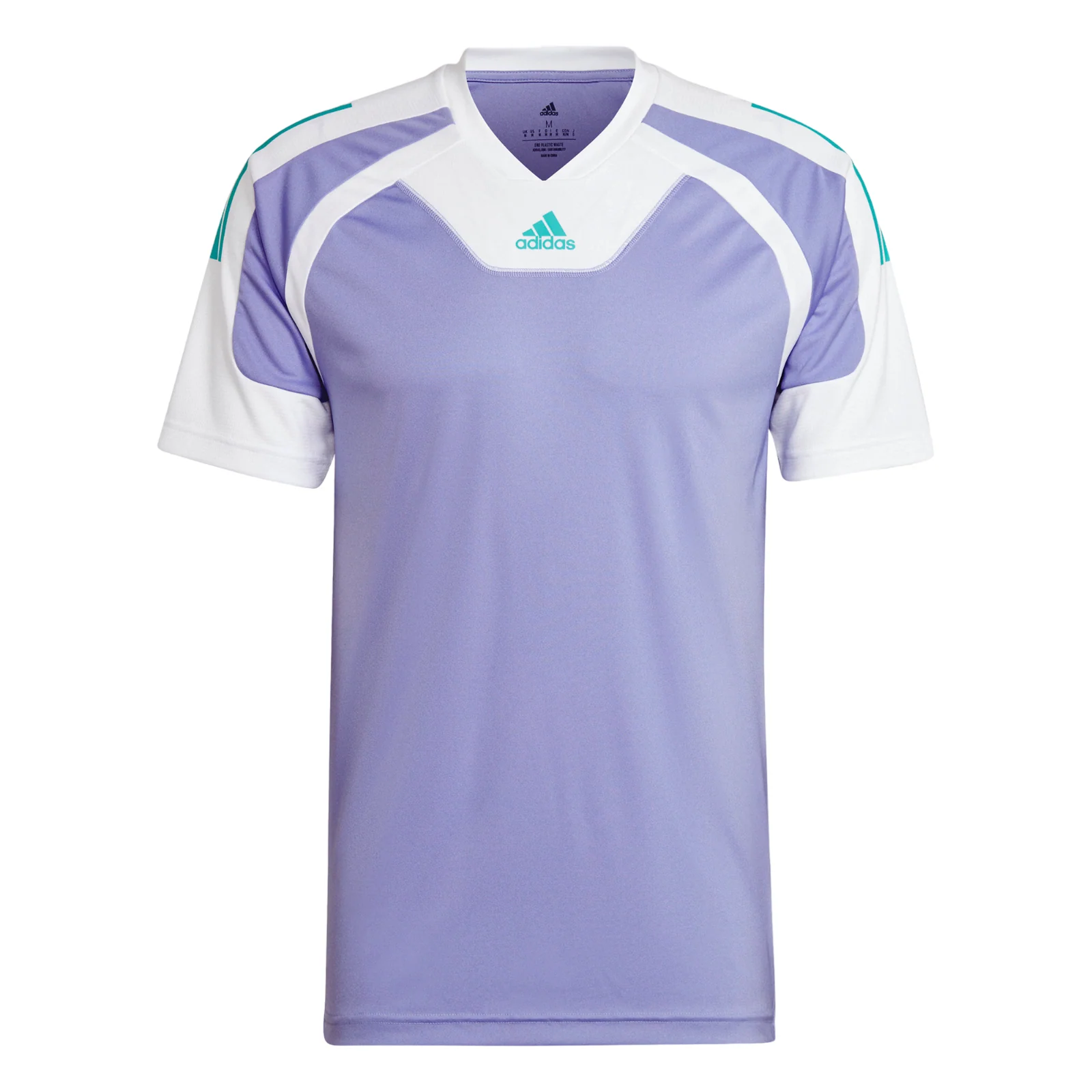 adidas Training Colour Block 80s Panelled Jersey - Purple
