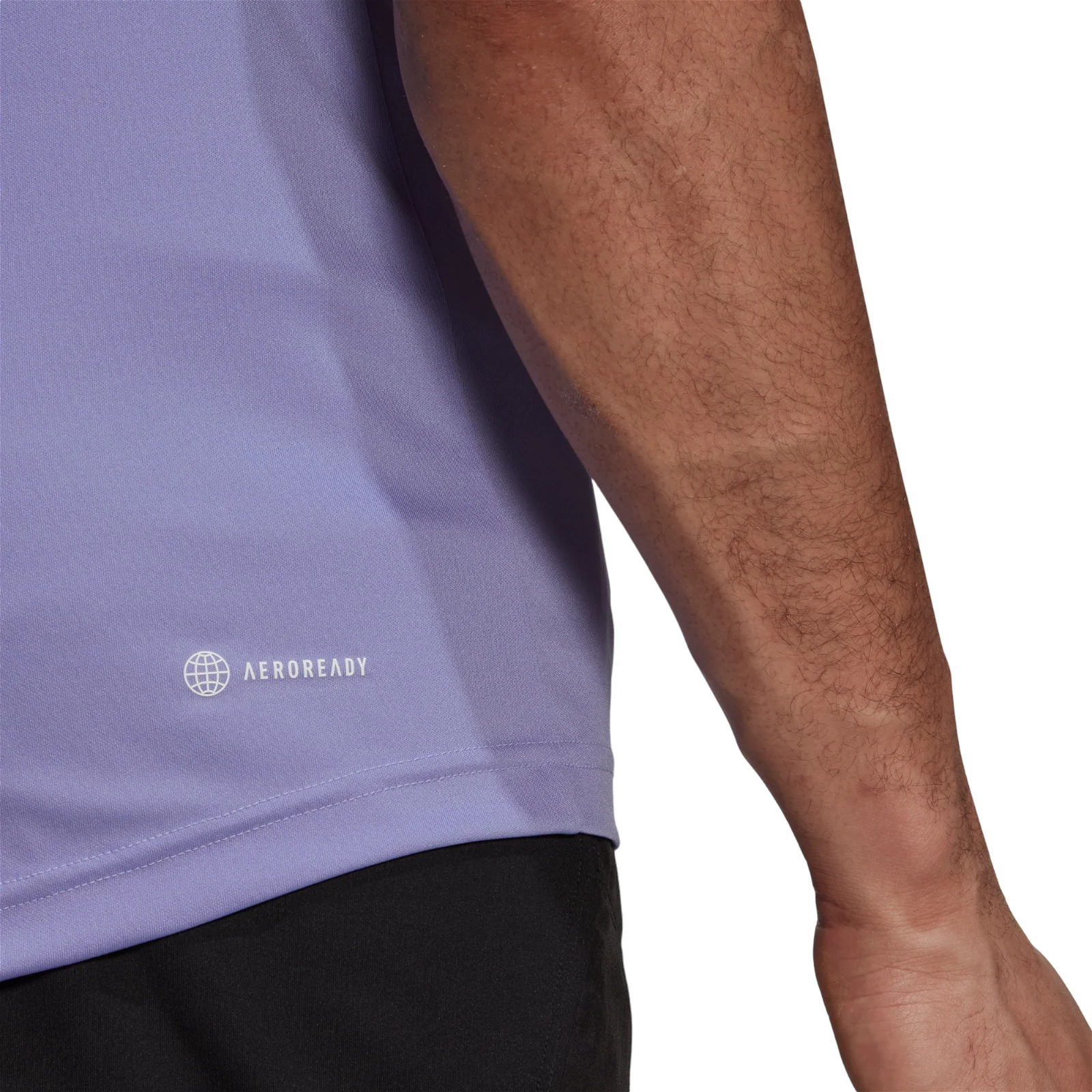 adidas Training Colour Block 80s Panelled Jersey - Purple - Image 6