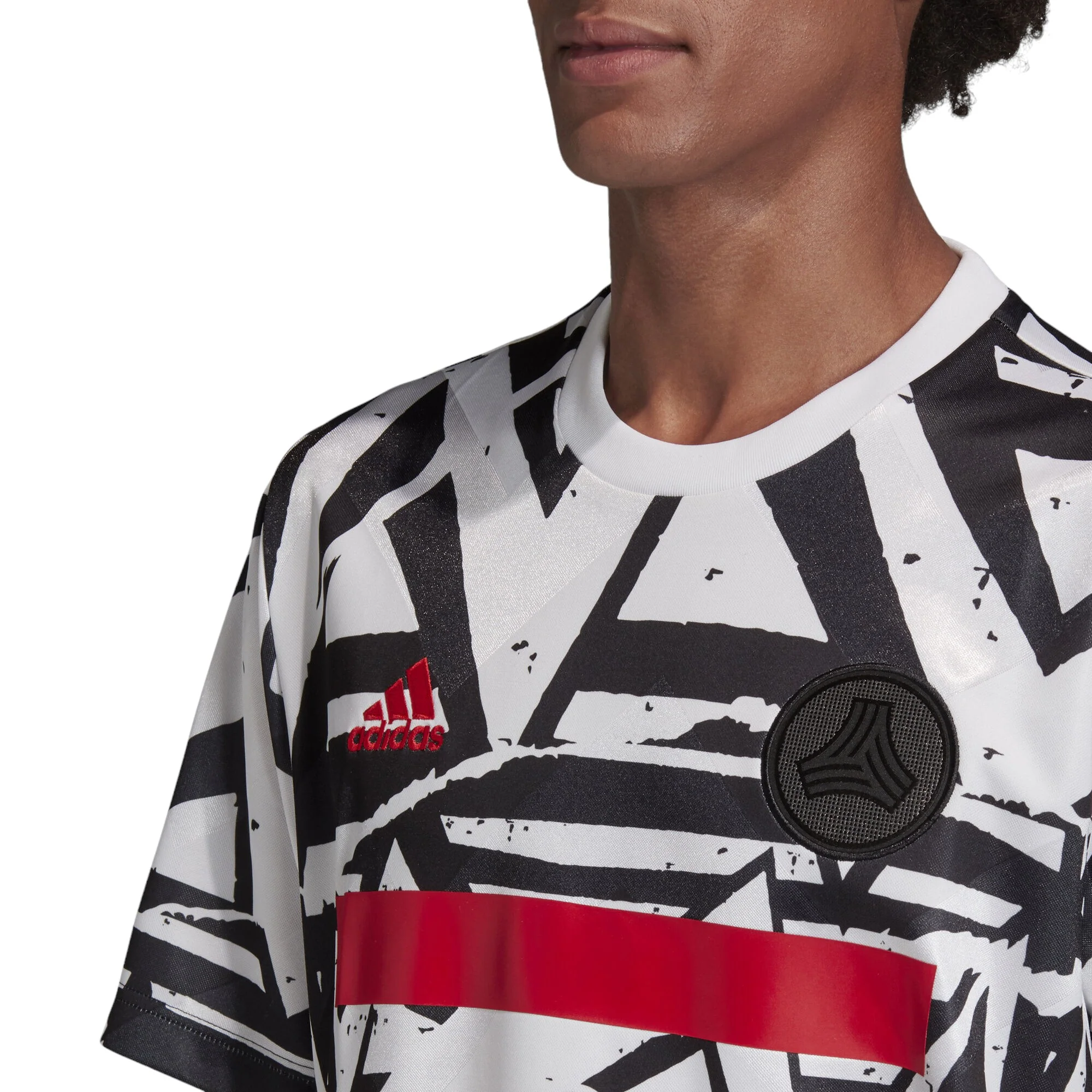 adidas Training T-Shirt Tango Advanced - White/Black - Image 7