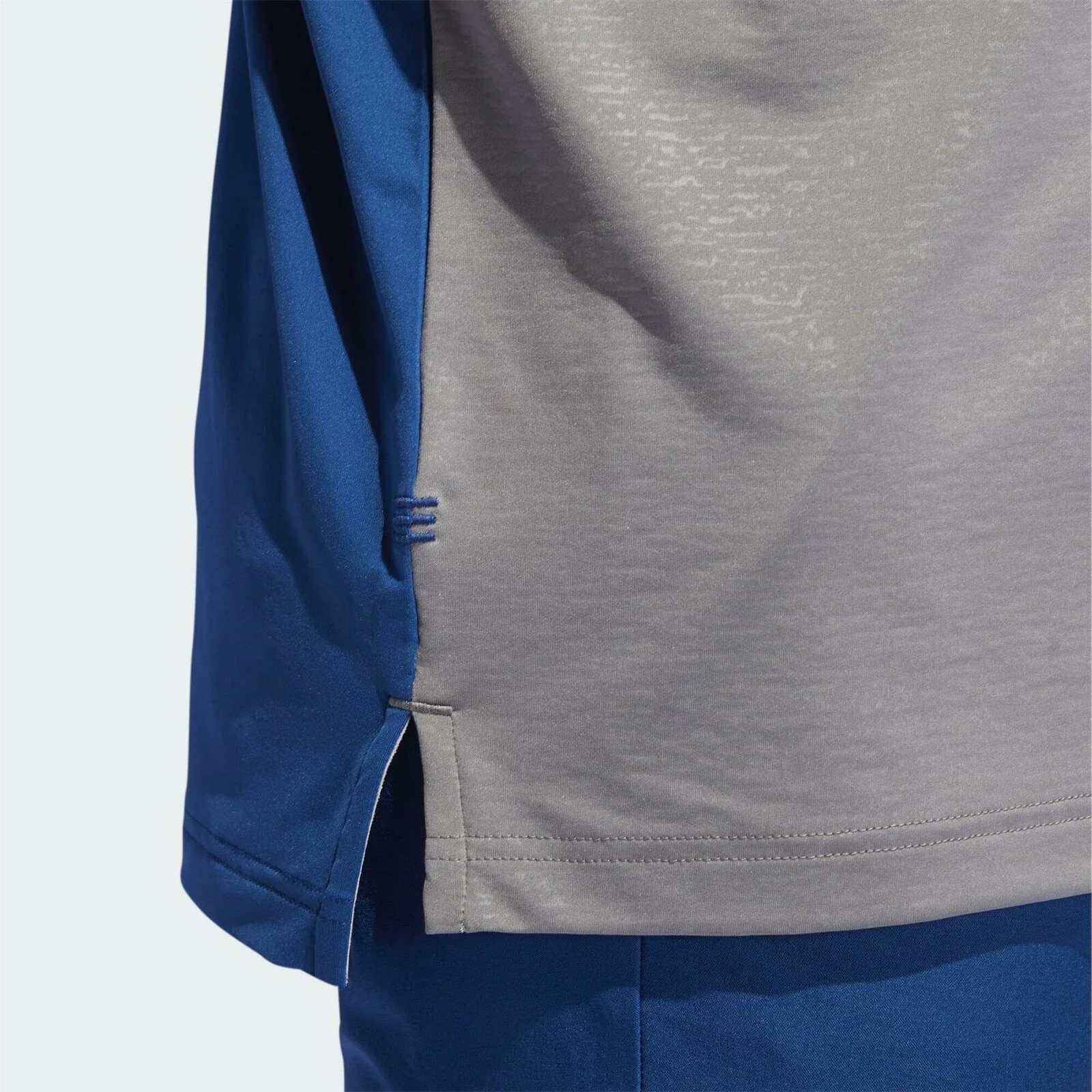 adidas Ultimate365 Camo-Embossed Polo Shirt - Blue/Grey - Image 6