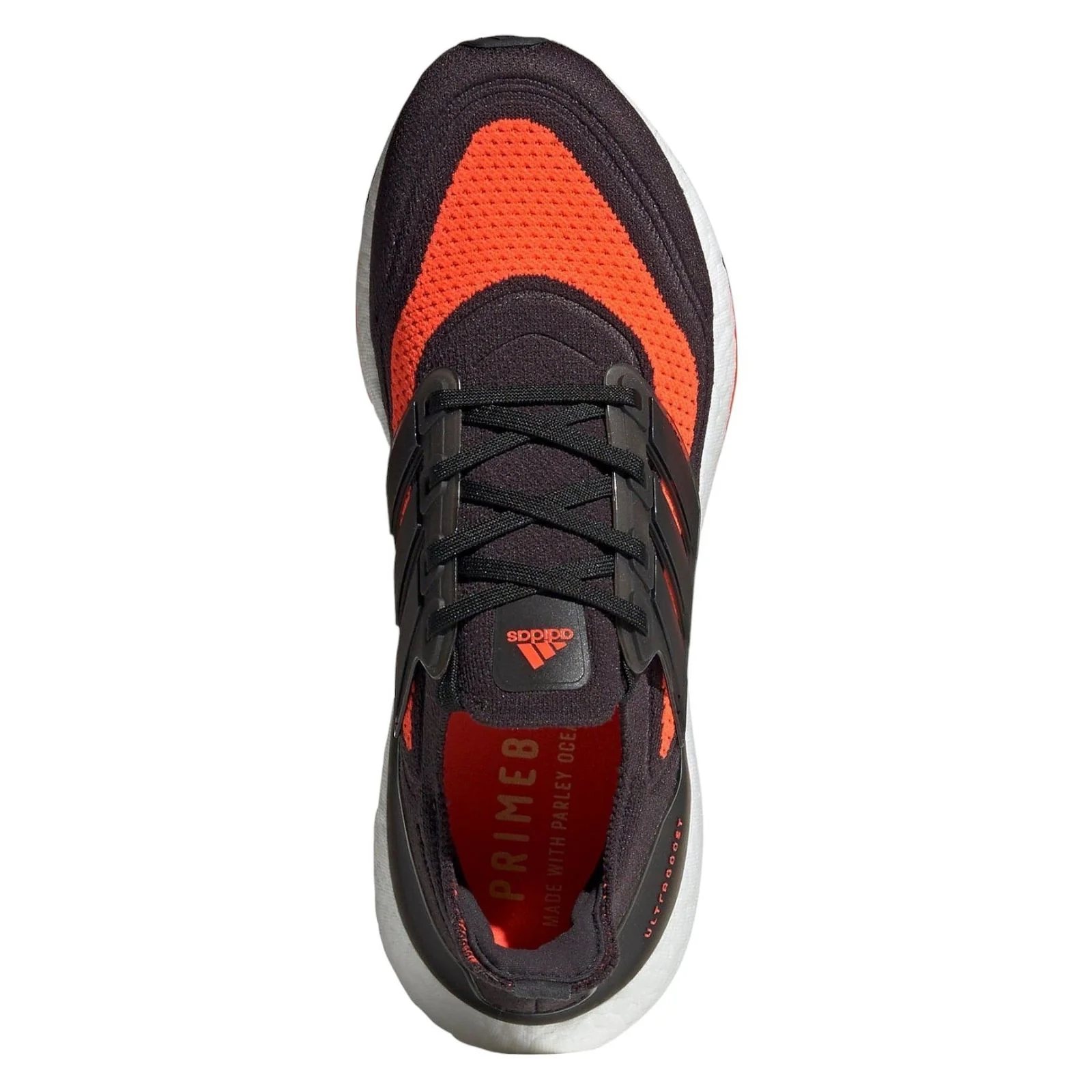 adidas Ultra Boost 21 Trainers - Carbon Solar Red - Image 6
