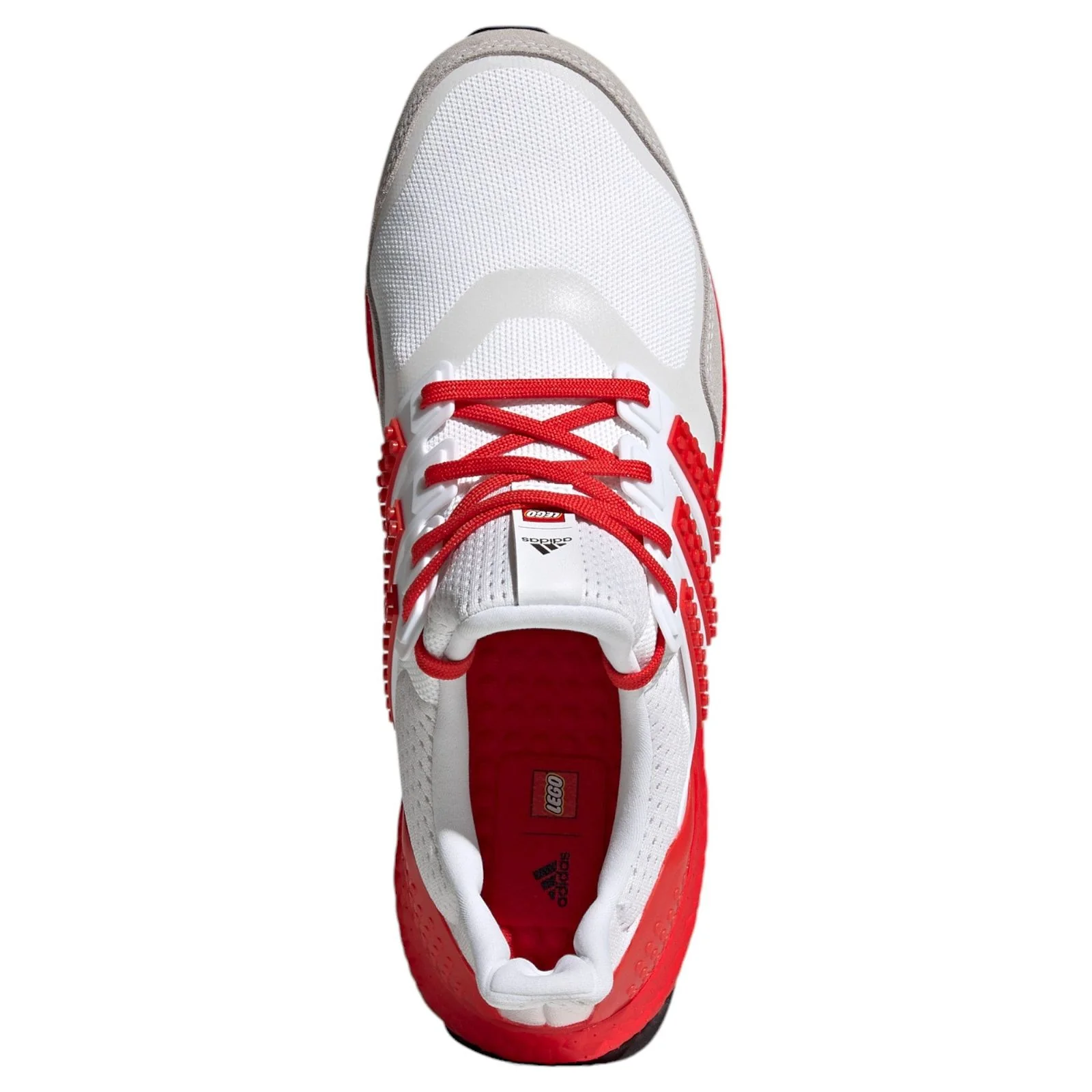 adidas Ultra Boost LEGO Color Pack Trainers - White / Red - Image 6