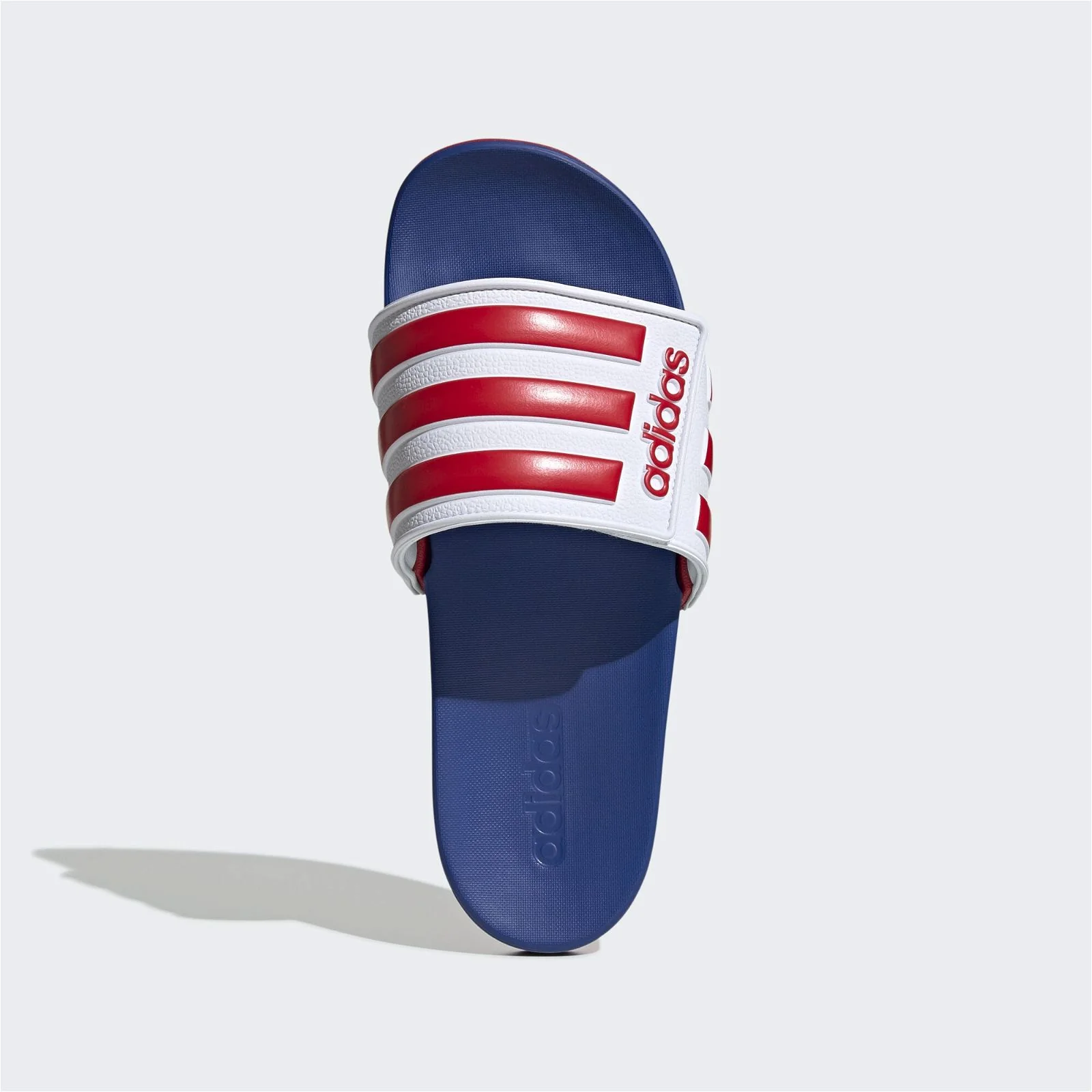 adidas Unisex Adilette Comfort ADJ Slides - Blue - Image 4