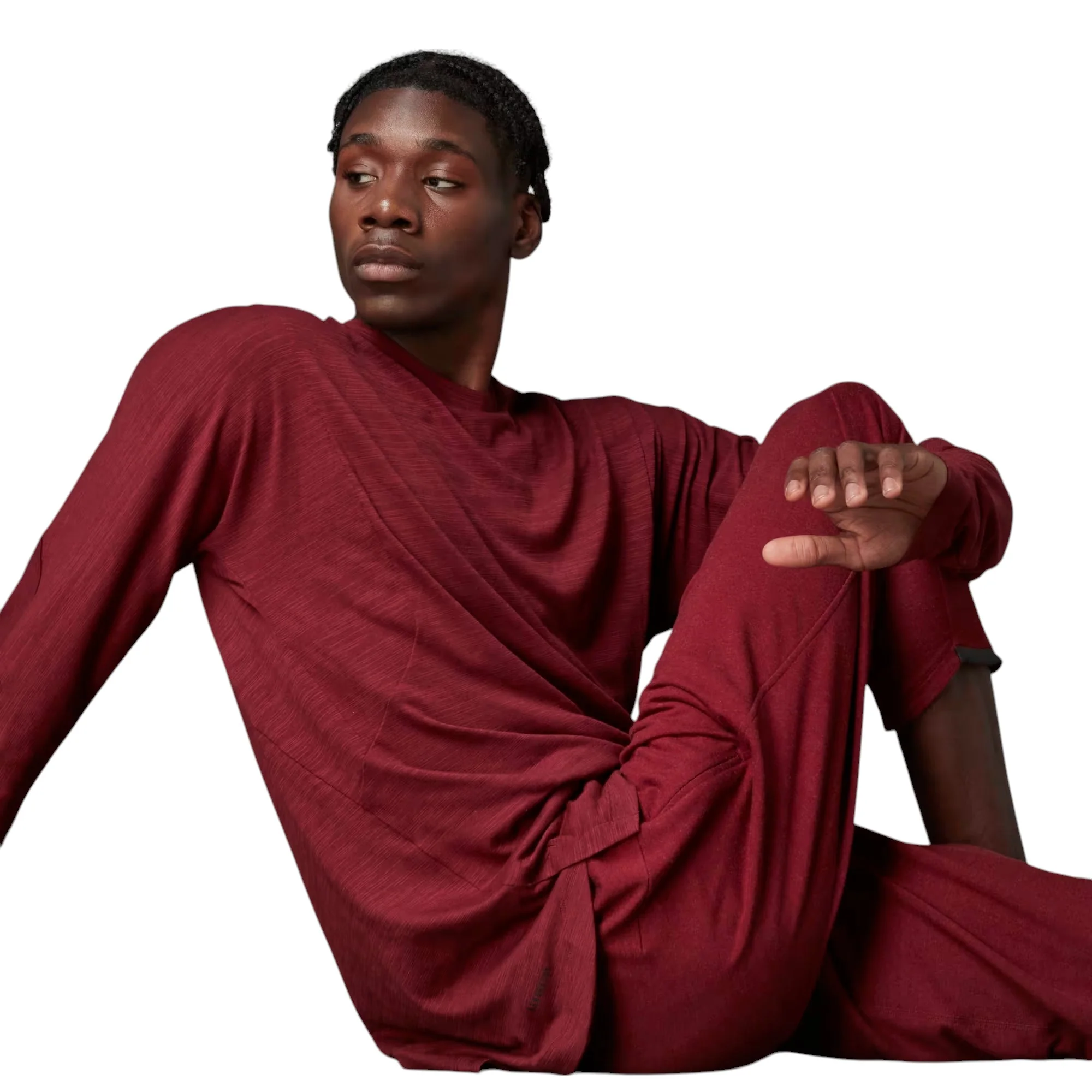 adidas Wellbeing Training Yoga Pants - Burgundy - Image 8