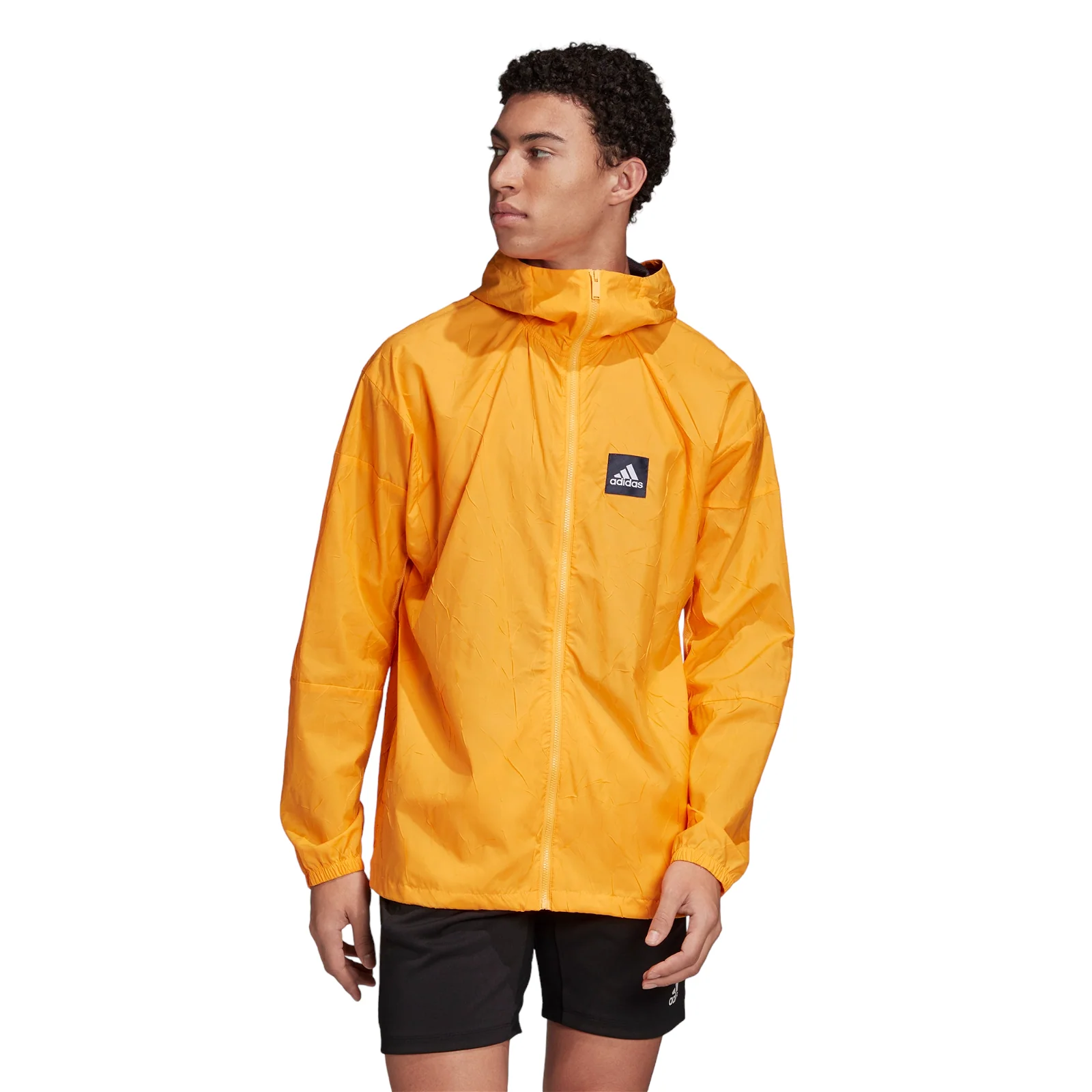 adidas WND Primeblue Jacket - Real Gold - Image 3