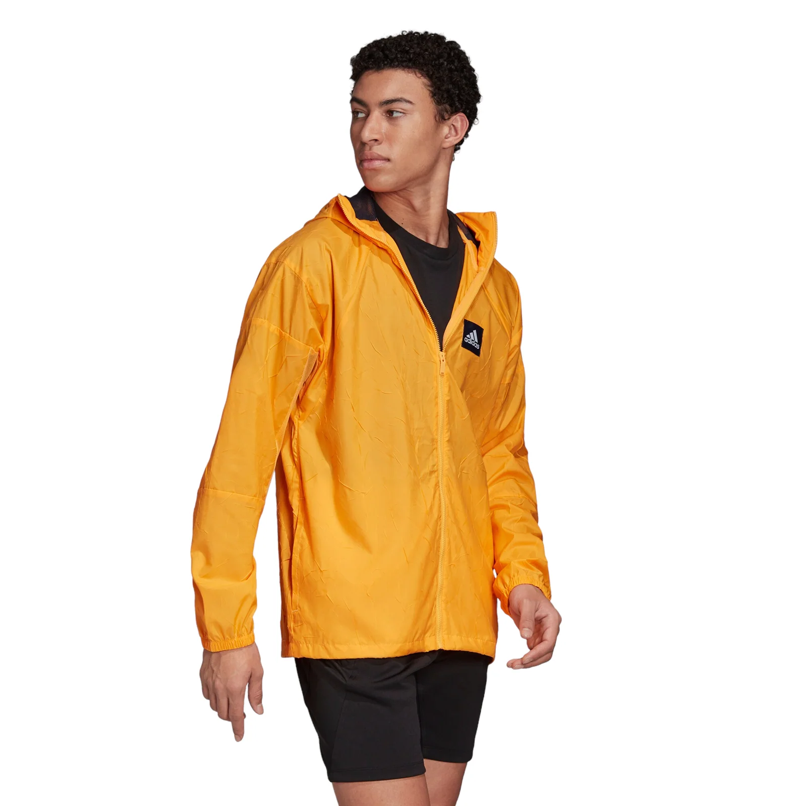 adidas WND Primeblue Jacket - Real Gold - Image 6