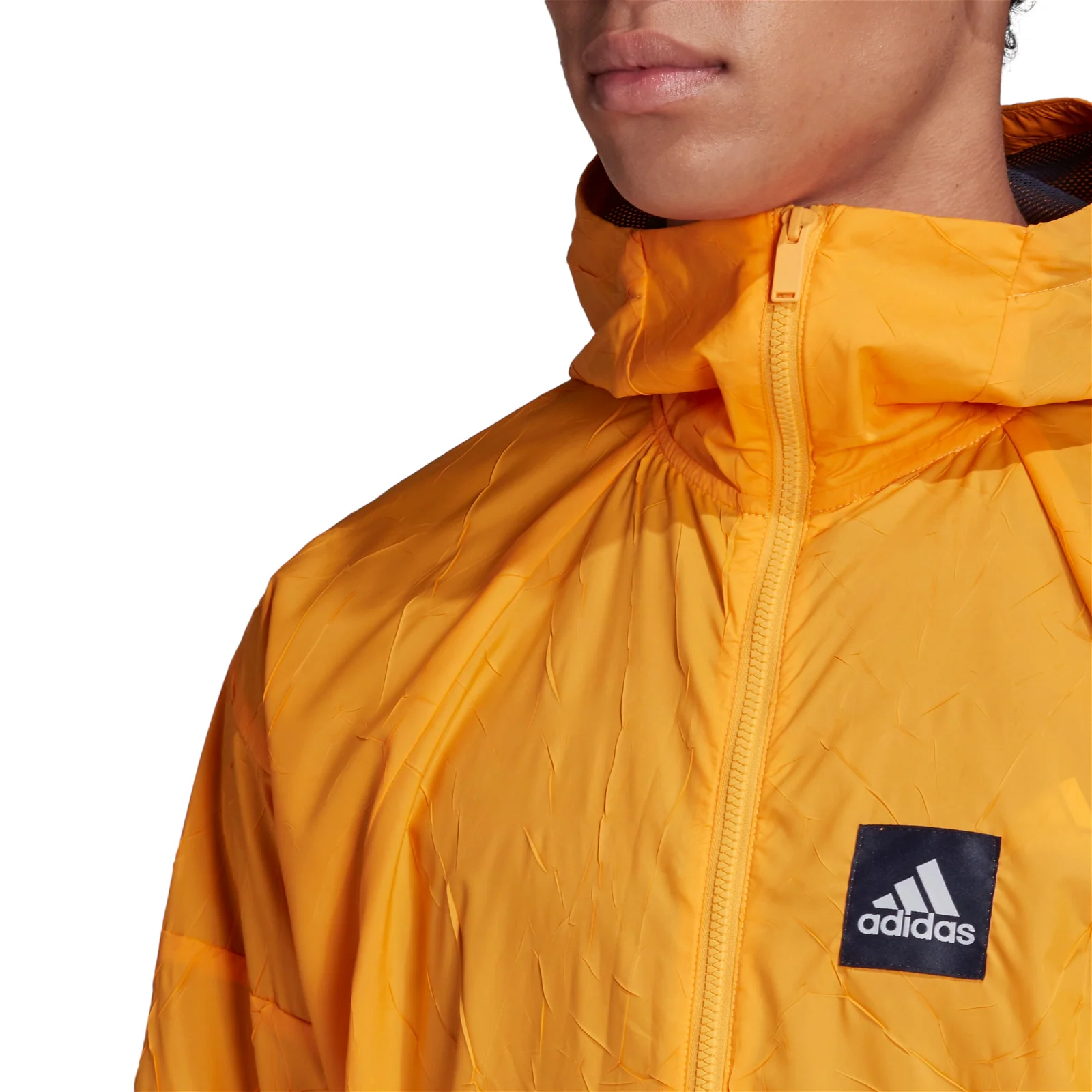 adidas WND Primeblue Jacket - Real Gold - Image 7