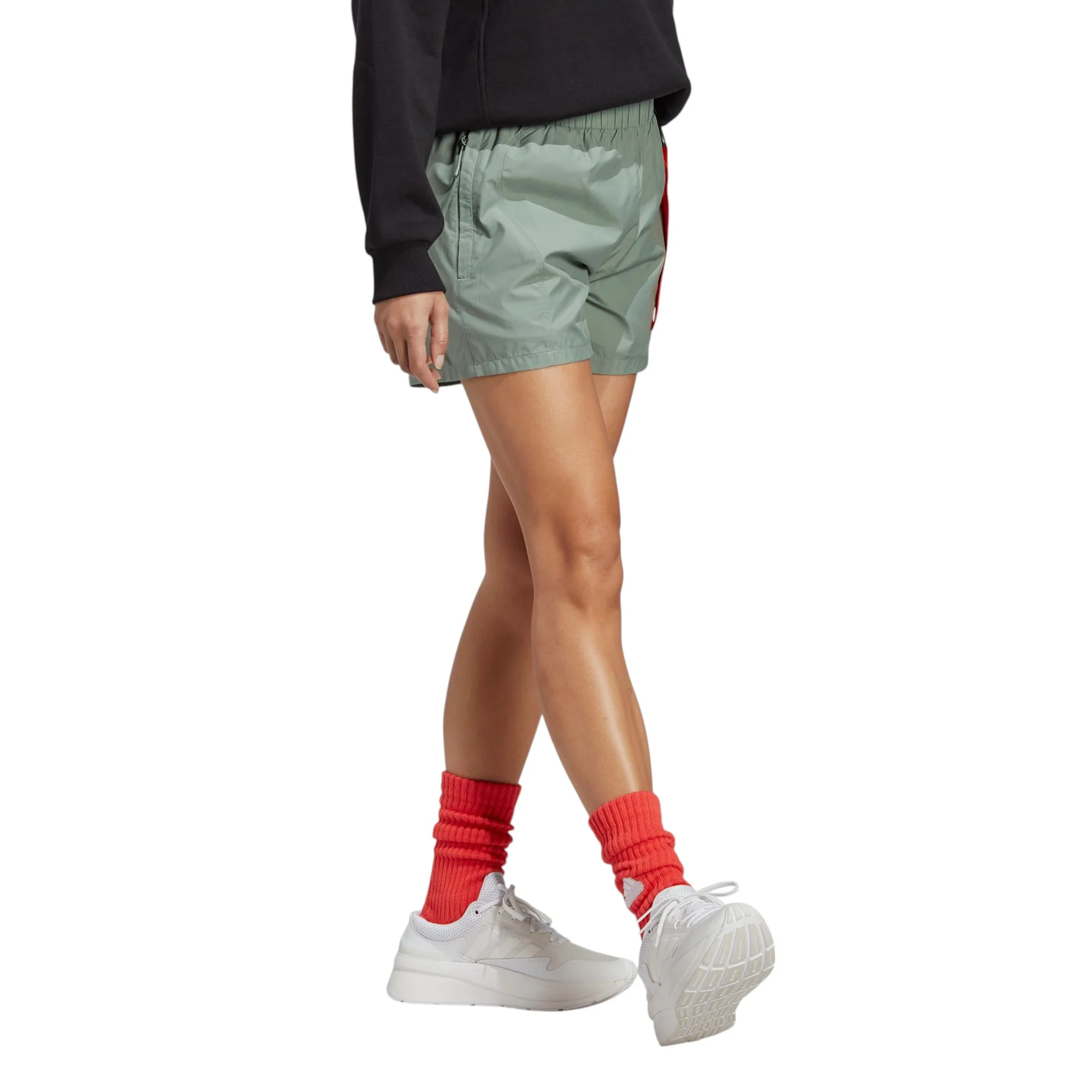 adidas Womens City Escape Shorts - Green - Image 8