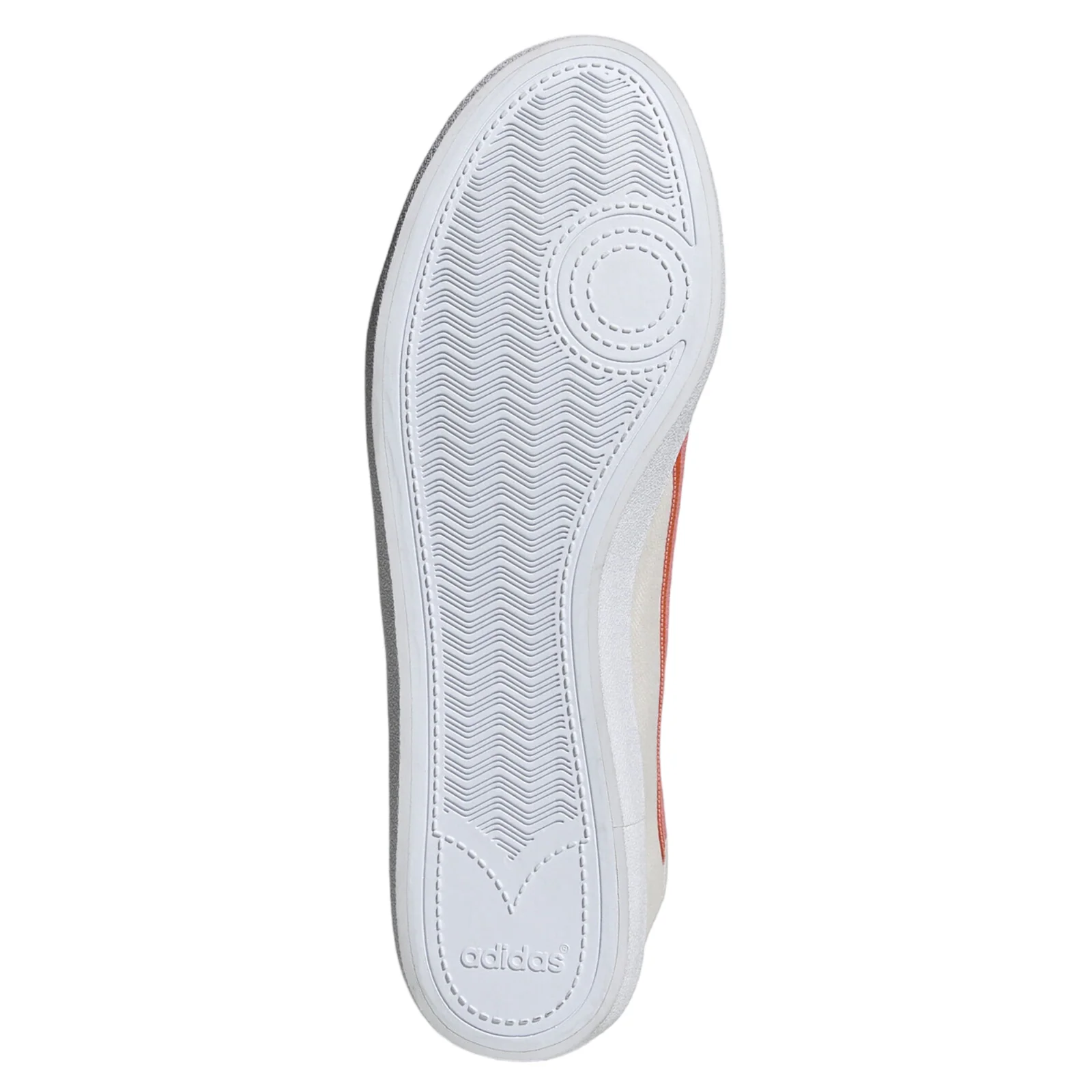 adidas Womens Courtflash X Shoes - Chalk White / Orange - Image 5