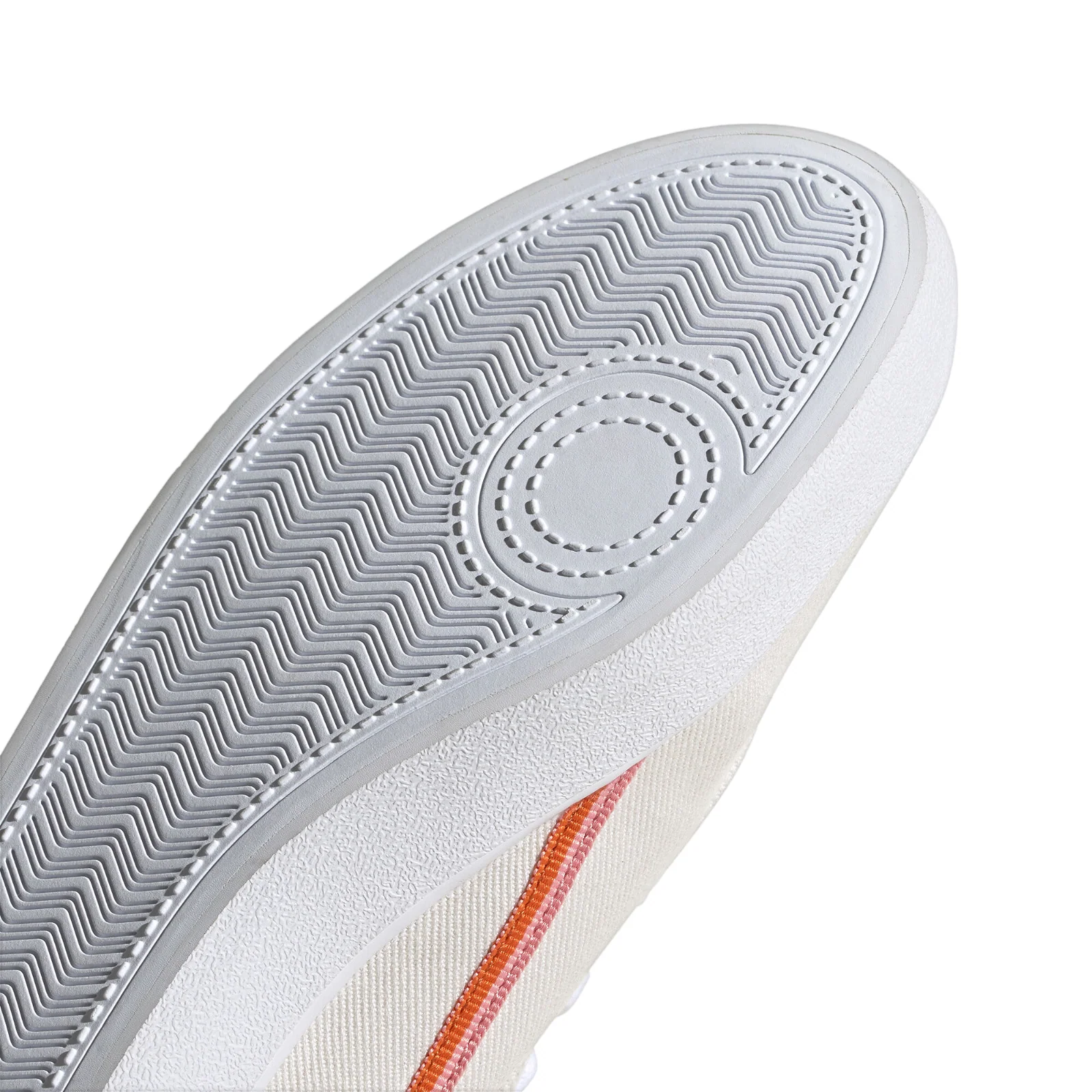 adidas Womens Courtflash X Shoes - Chalk White / Orange - Image 9