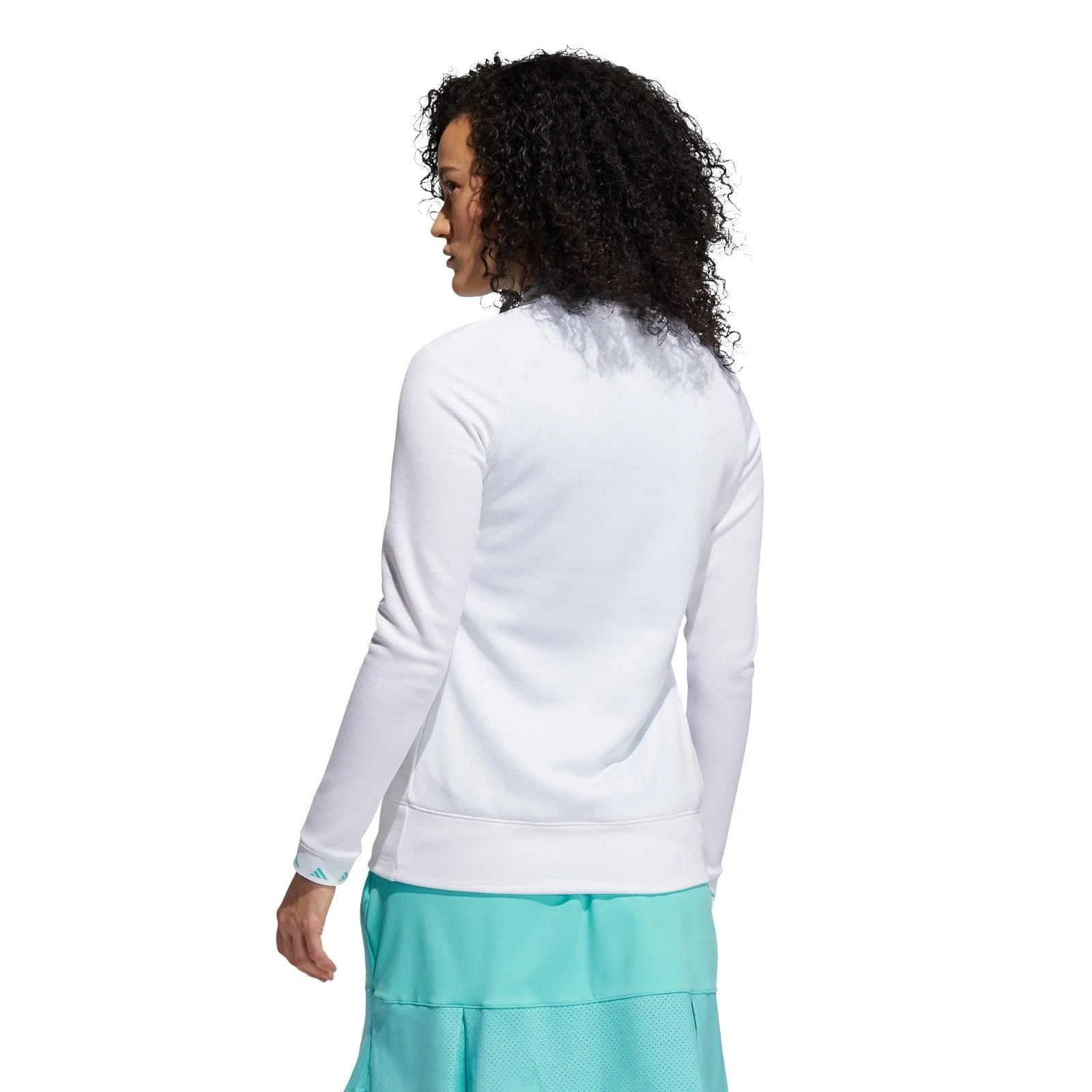 adidas Womens Equipment Crew Sweatshirt - White - Image 3