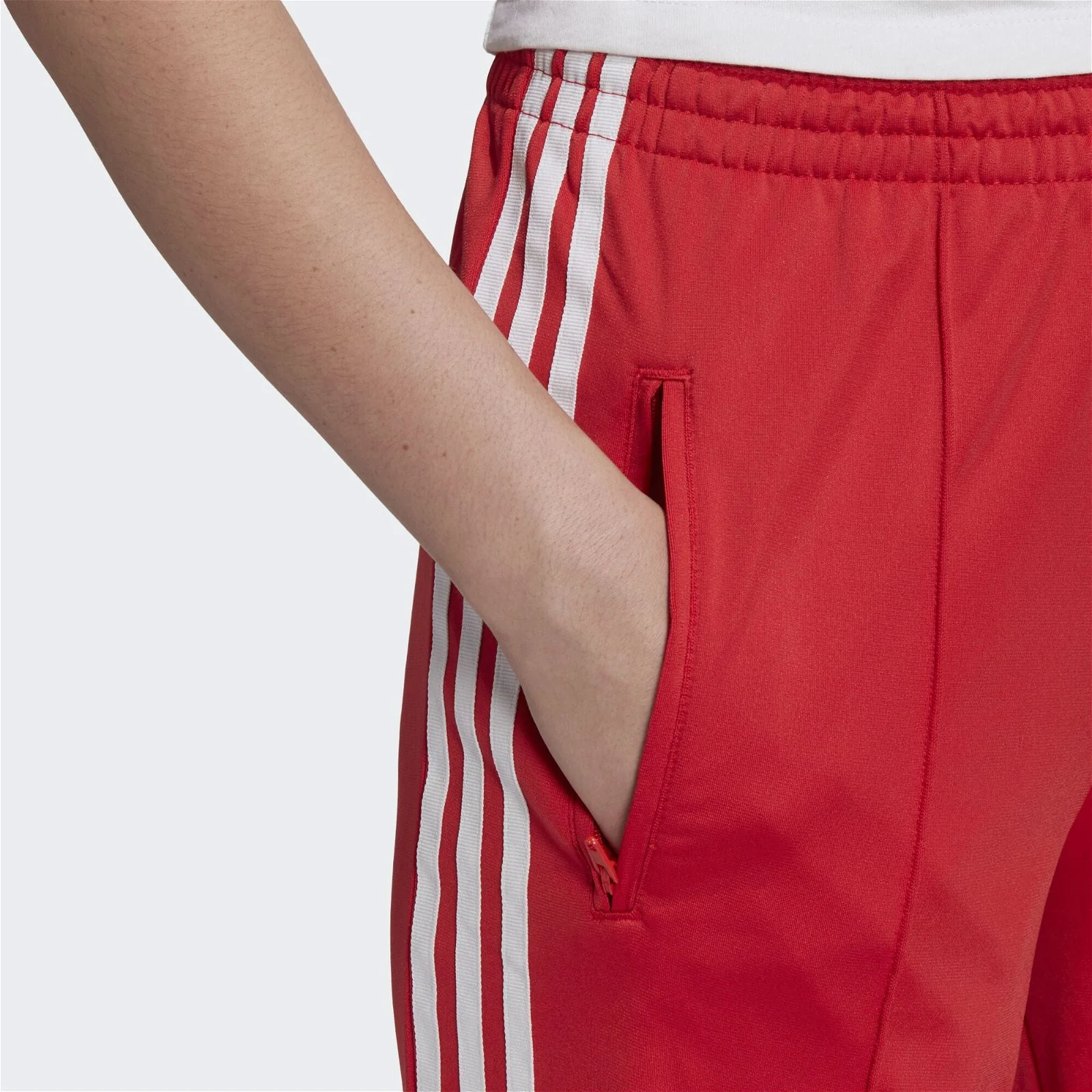 adidas Women's Firebird Tracksuit Bottoms - Red - Image 5