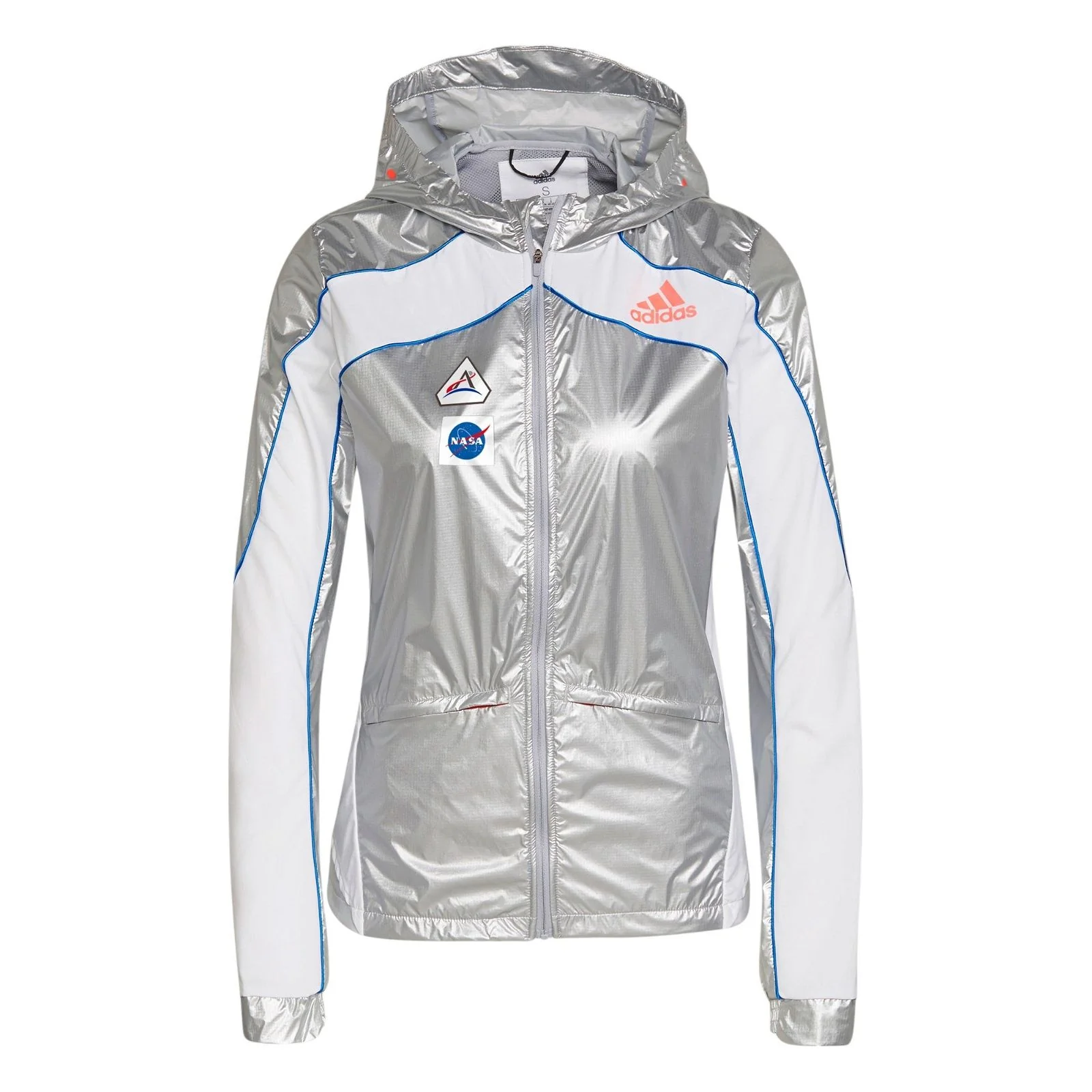adidas Women's Marathon Space Race NASA Jacket - Silver