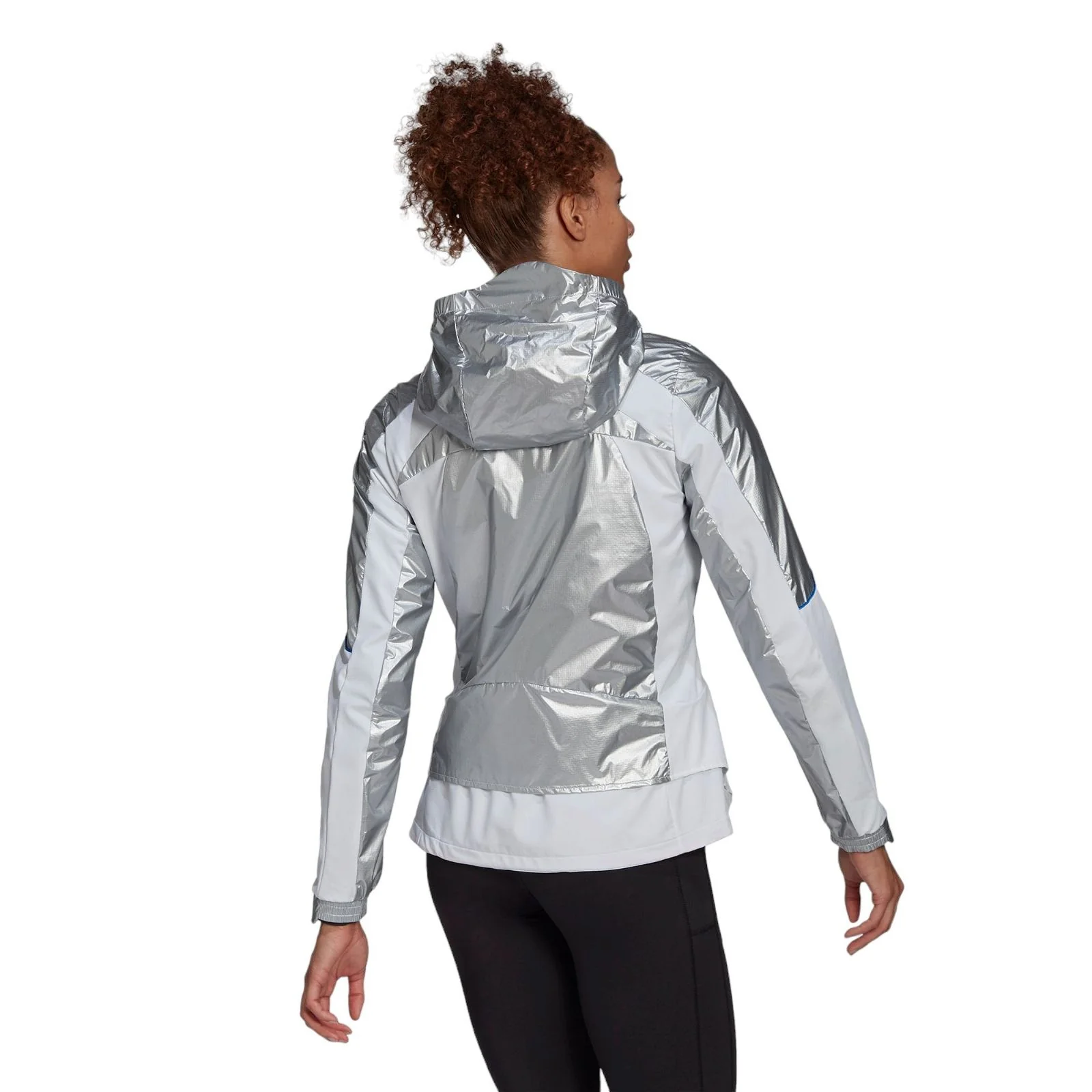 adidas Women's Marathon Space Race NASA Jacket - Silver - Image 3