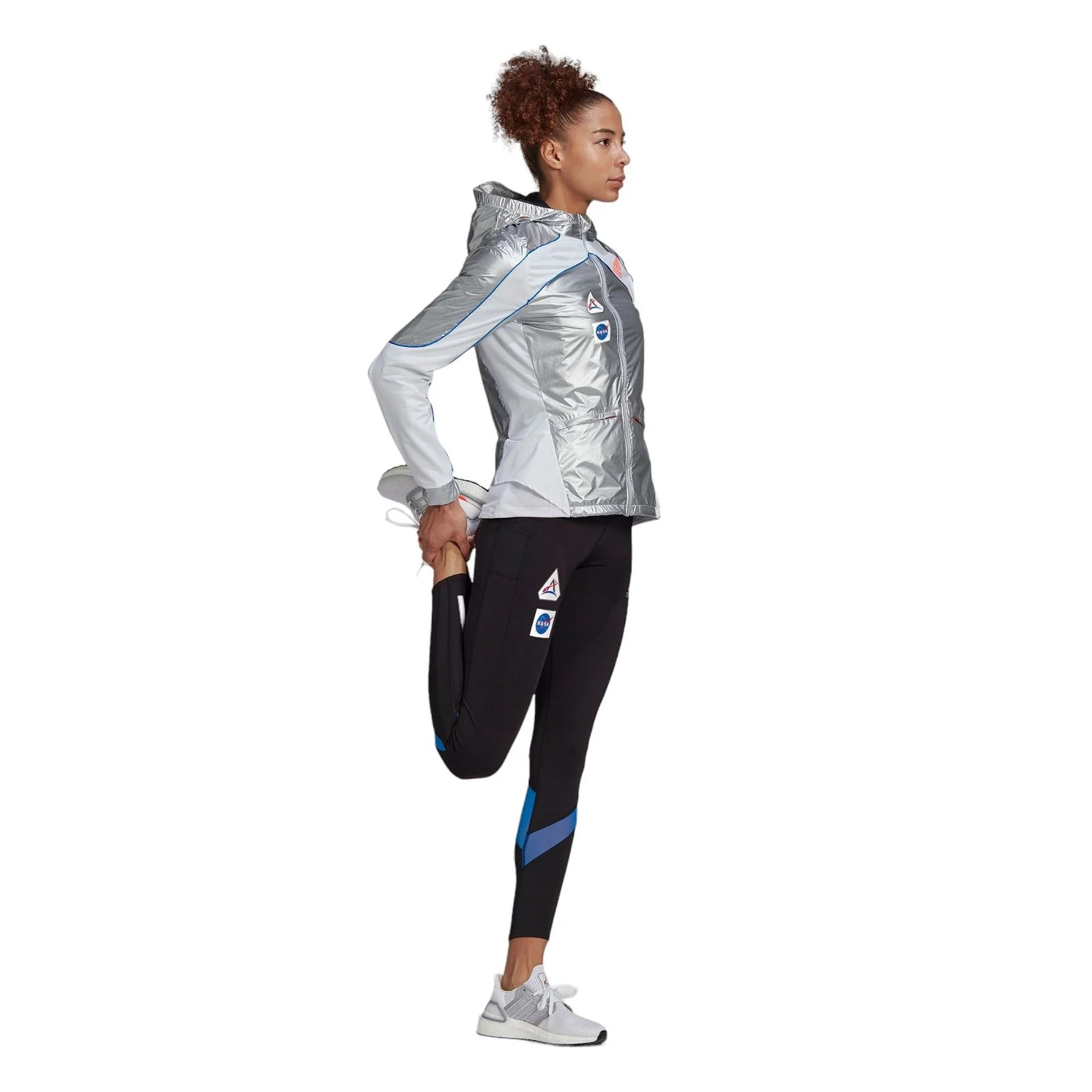 adidas Women's Marathon Space Race NASA Jacket - Silver - Image 4