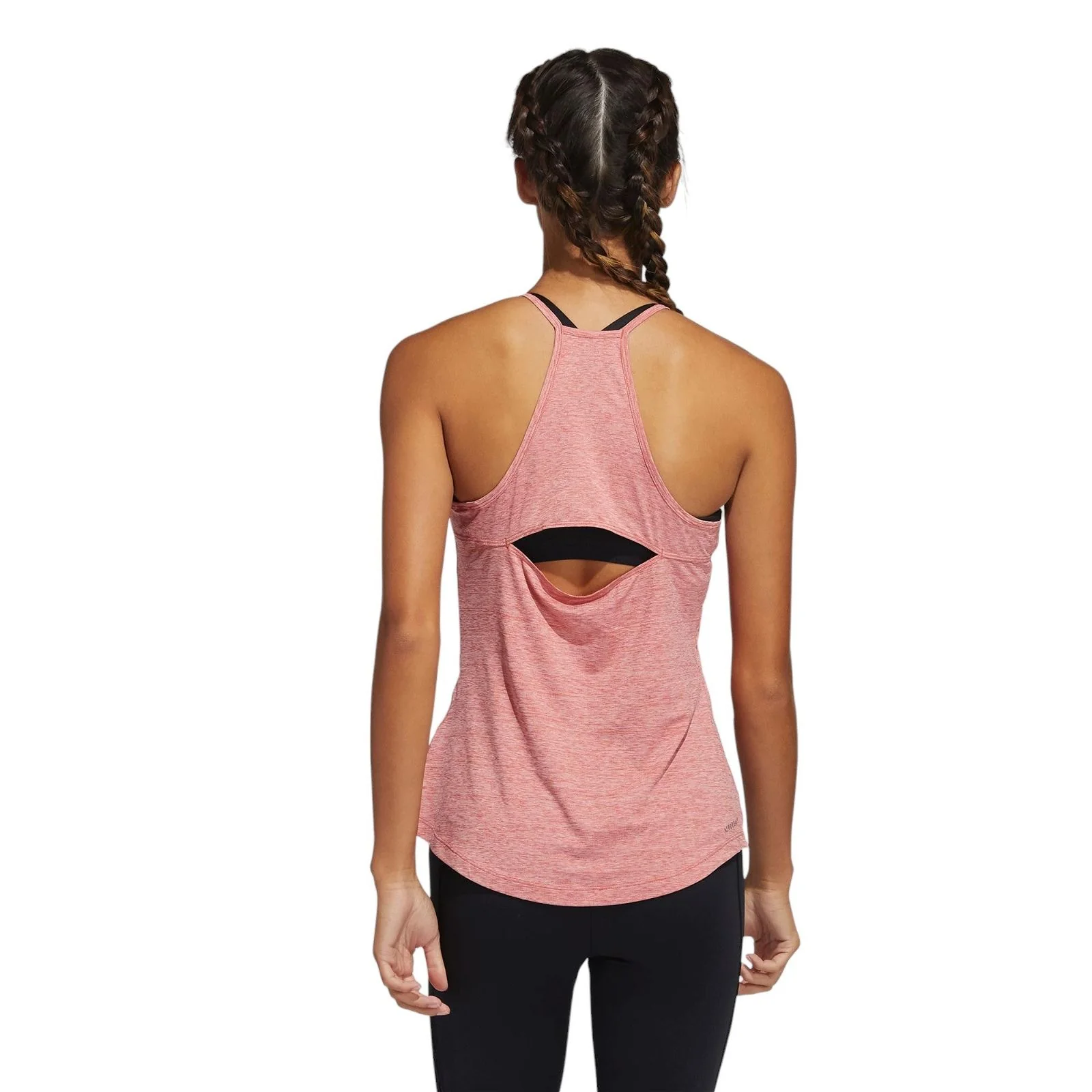 adidas Women's Performance Tank Top - Pink - Image 3