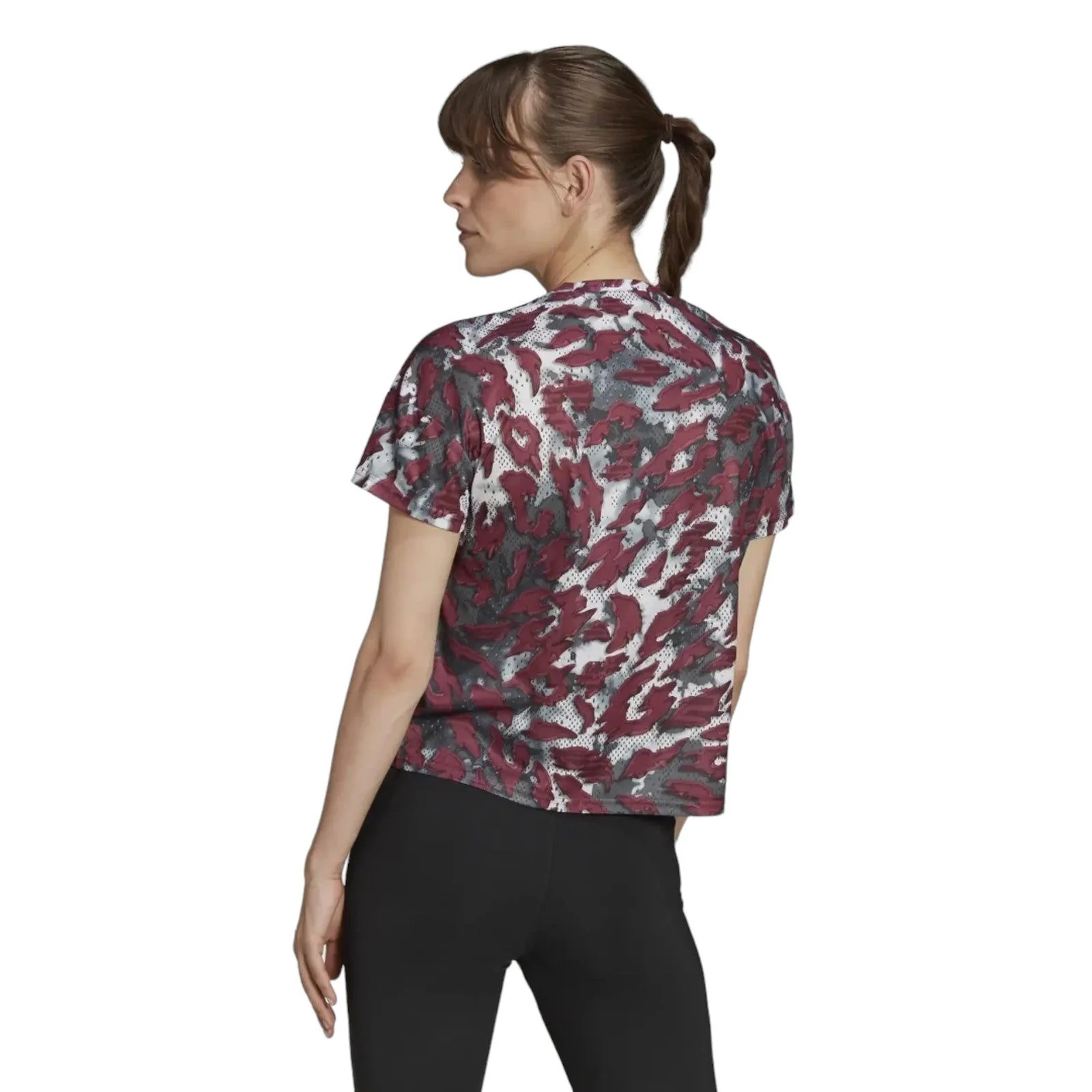 adidas Women's Primeblue Fast Graphic Tee - Multi - Image 3