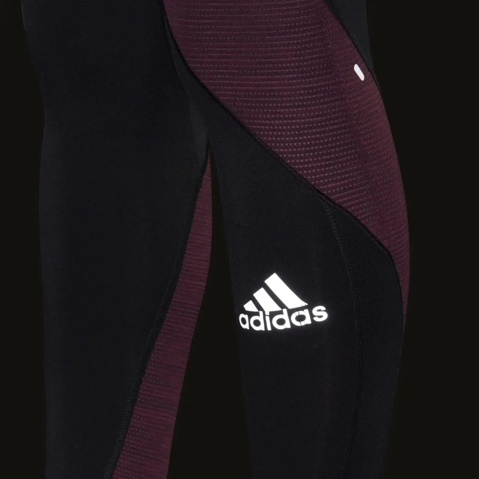 adidas Womens Primeblue Fast Tights Leggings - Black - Image 5