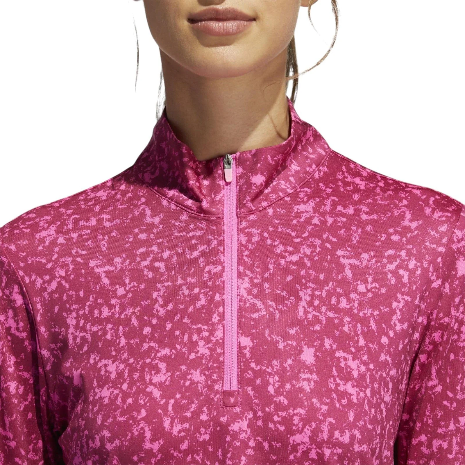 adidas Women's Primegreen AEROREADY Shirt - Screaming Pink / Wild Pink - Image 4