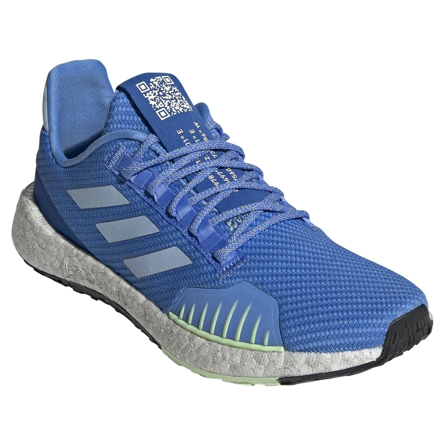 adidas Womens PulseBOOST HD Winter Running Shoes - Blue - Image 2