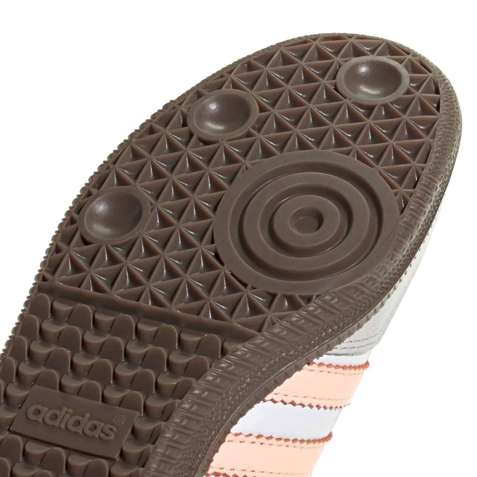 adidas Womens Samba OG Shoes - Cloud White / Clear Orange - Image 5