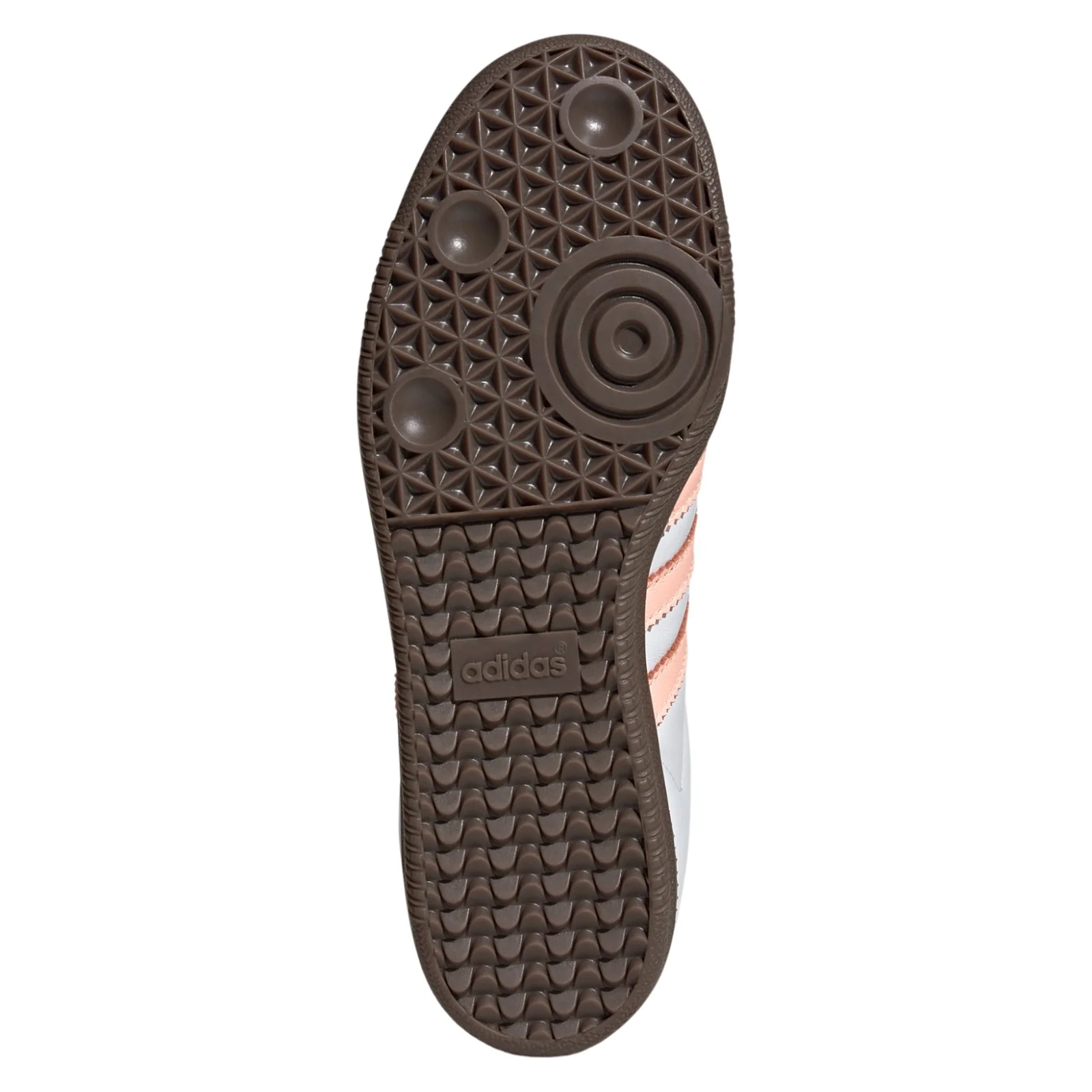 adidas Womens Samba OG Shoes - Cloud White / Clear Orange - Image 7