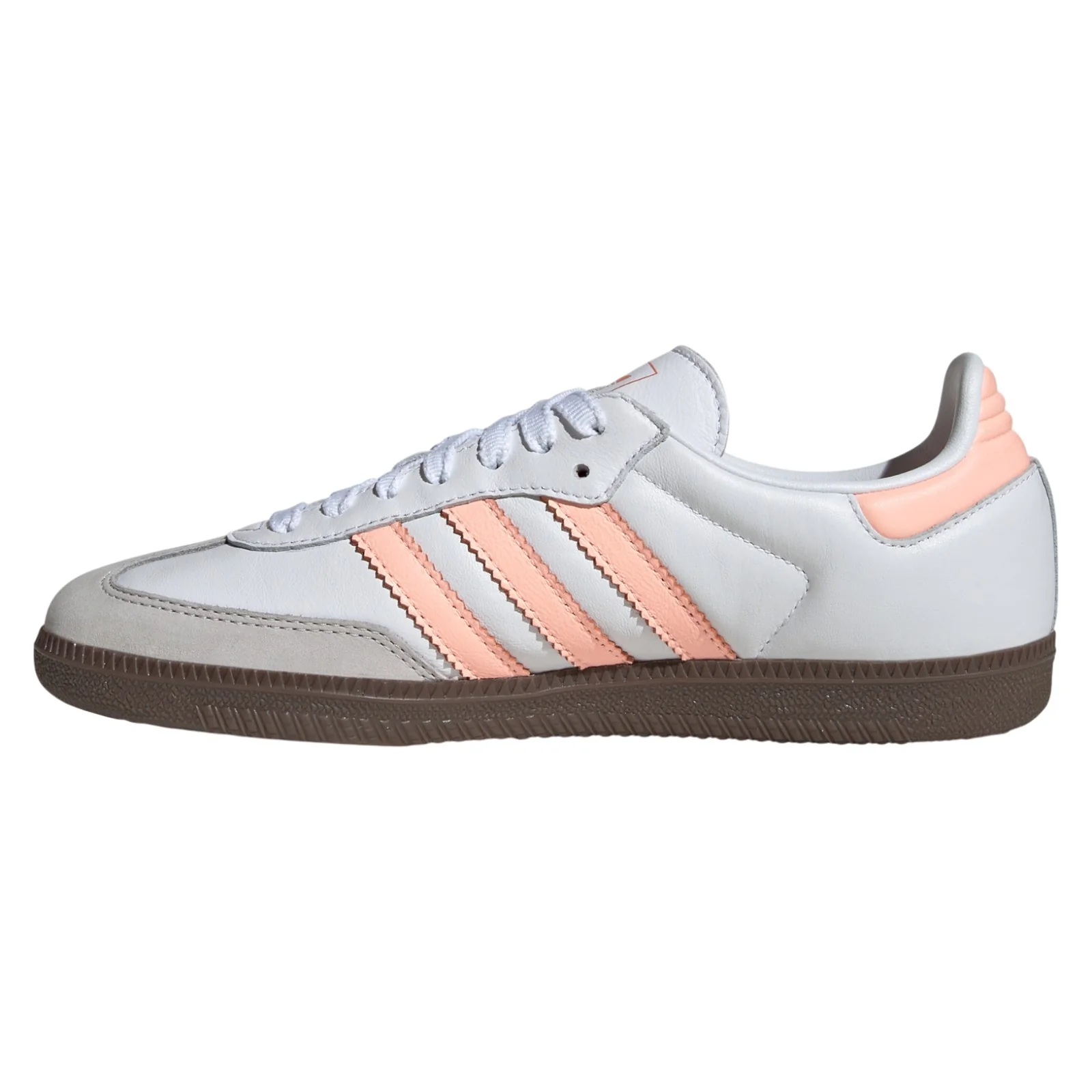 adidas Womens Samba OG Shoes - Cloud White / Clear Orange - Image 8