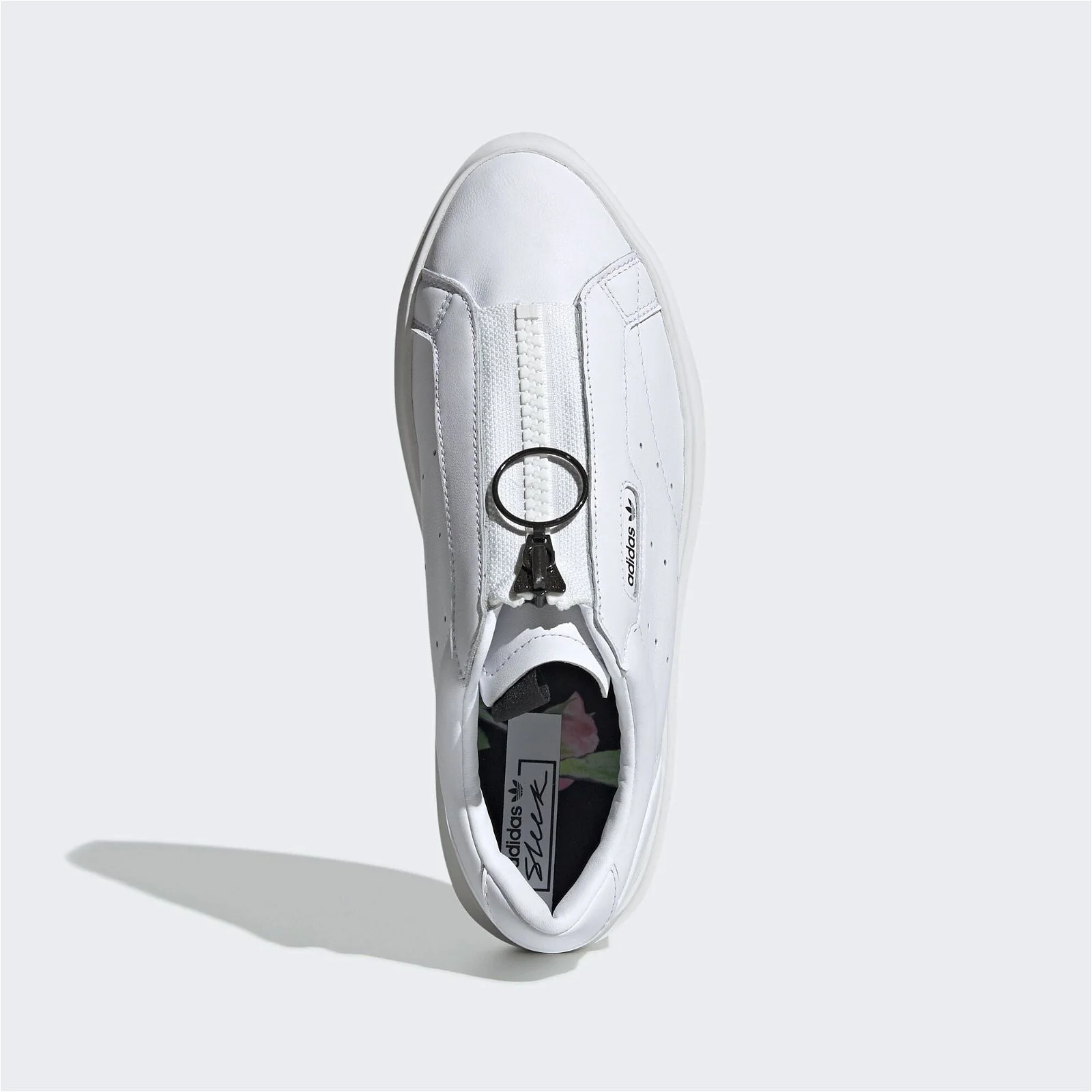 adidas Womens Sleek Super Zip Shoes - White - Image 4