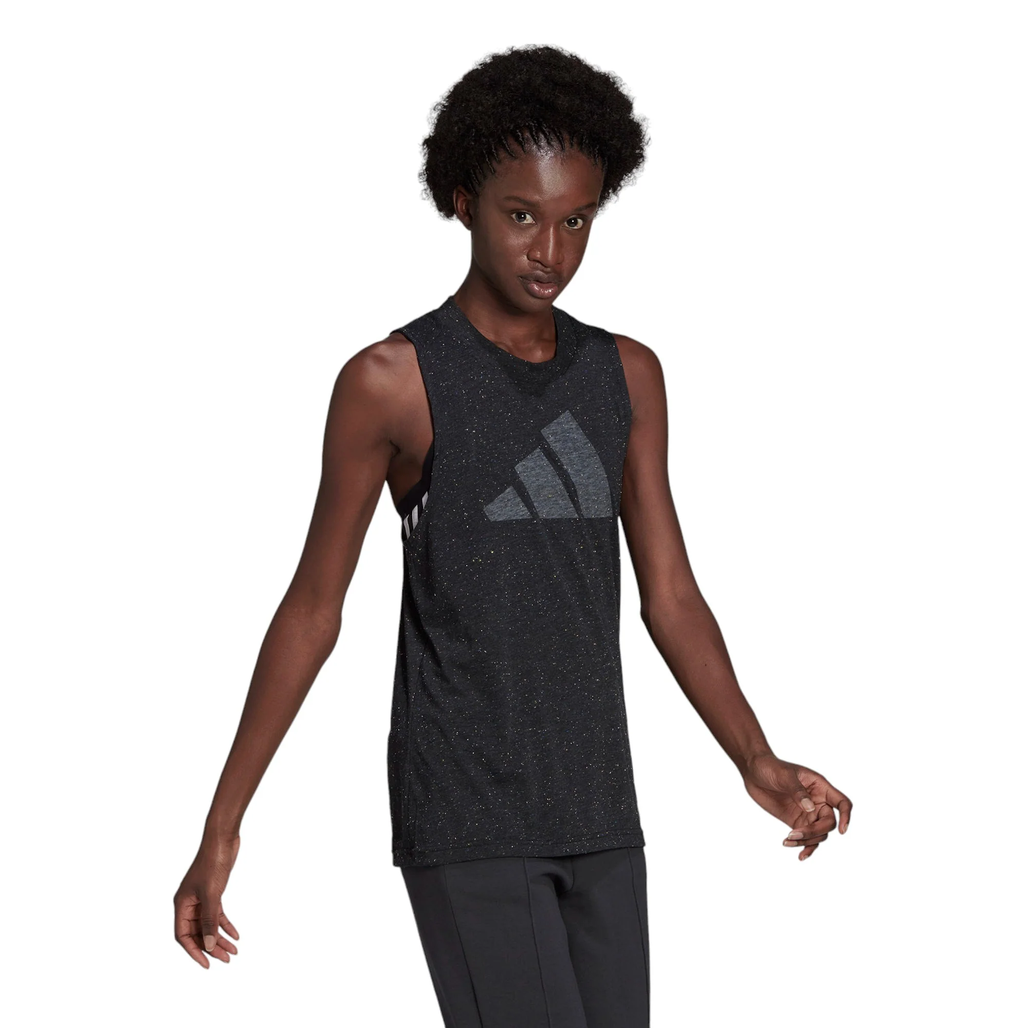 adidas Womens Sportswear Future Icons Winners 3.0 Tank Top - Black - Image 4