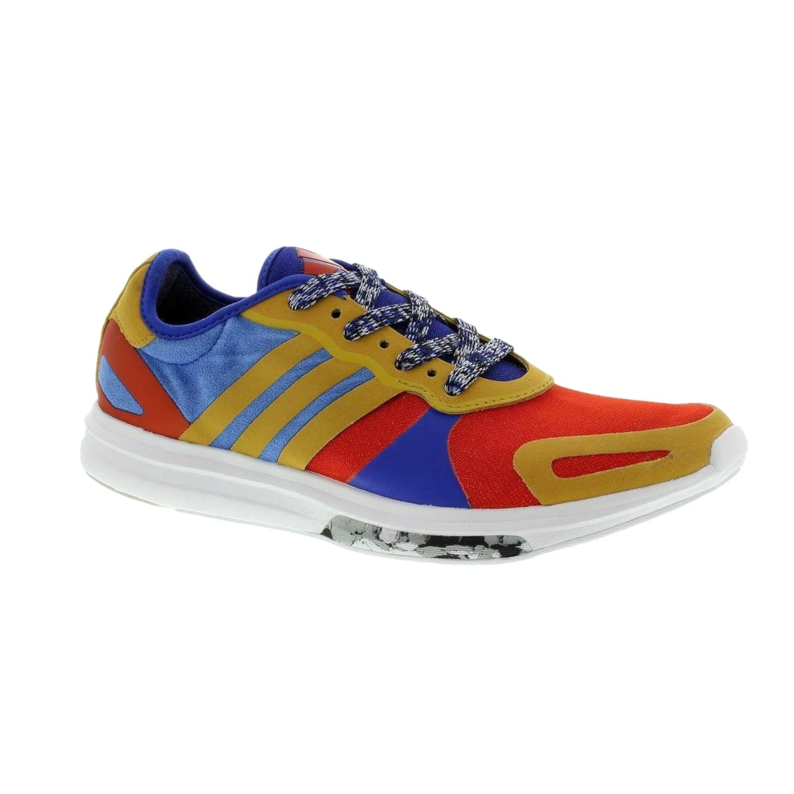 adidas Womens Stella McCartney Yvori Trainers - Blue / Red - Image 4