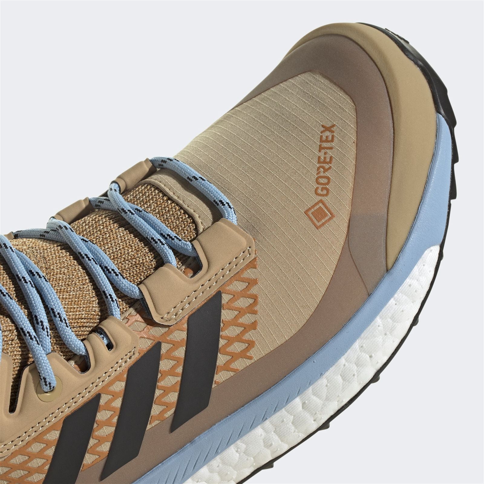 adidas Womens Terrex Free Hiker Gore-Tex Shoes - Beige - Image 4