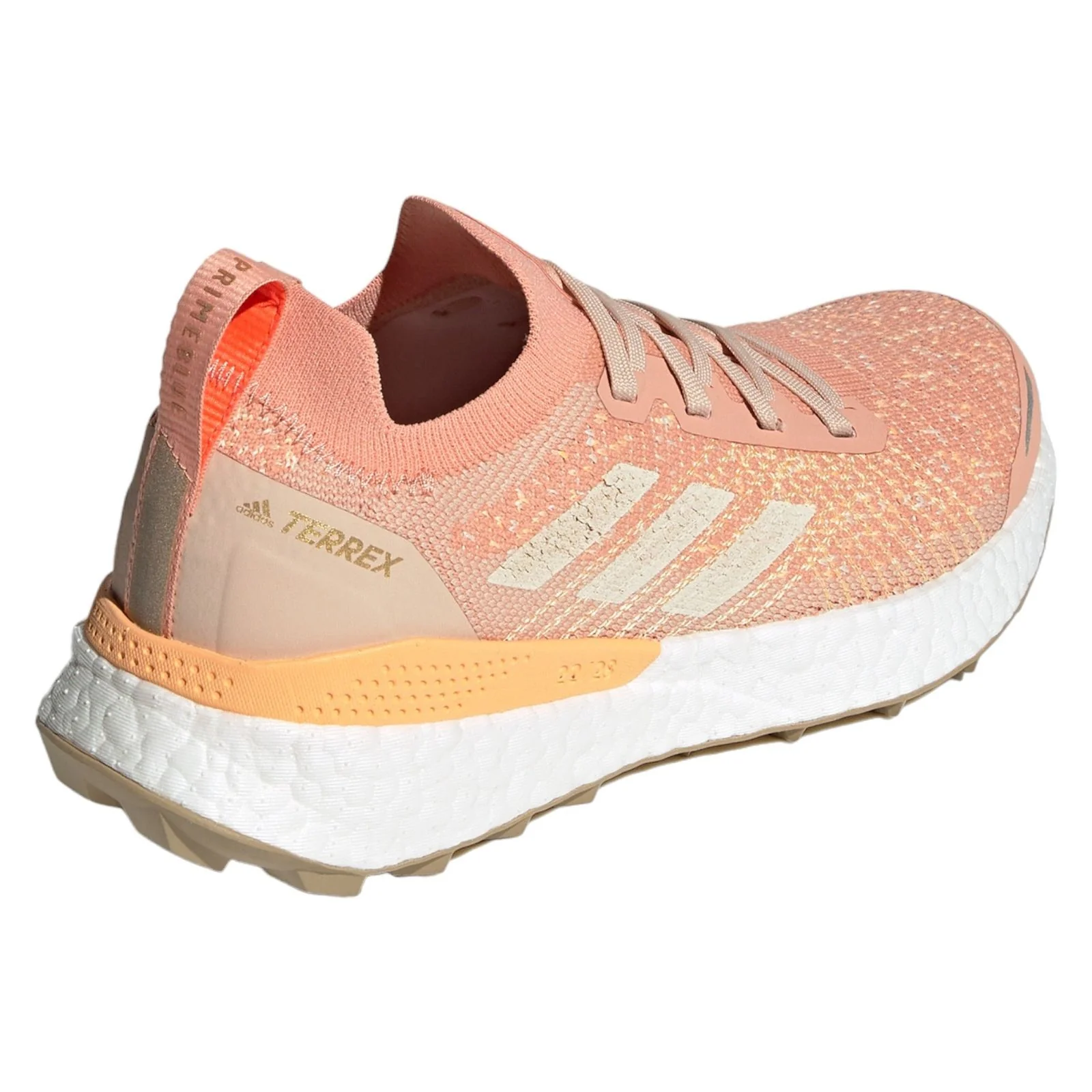 adidas Womens Terrex Two Ultra Primeblue Trail Running Shoes - Ambient Blush / White - Image 3