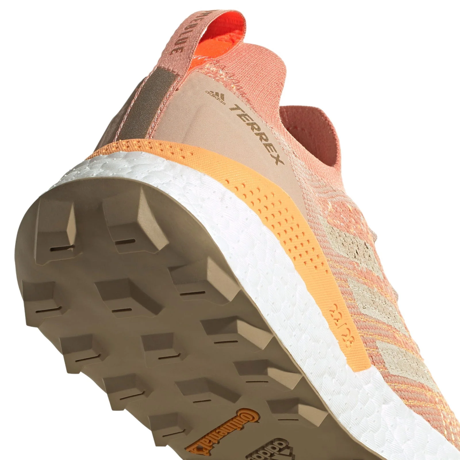 adidas Womens Terrex Two Ultra Primeblue Trail Running Shoes - Ambient Blush / White - Image 5