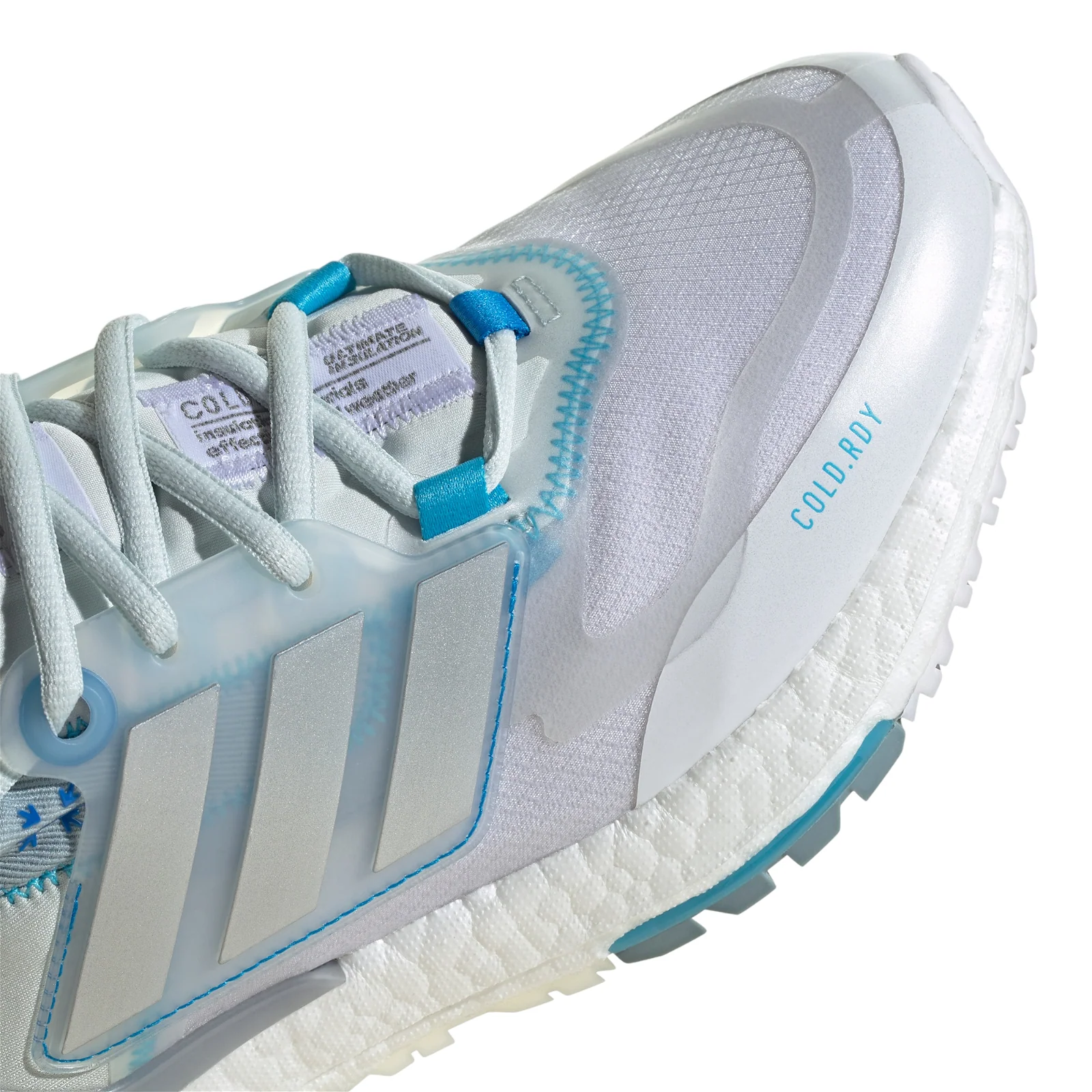 adidas Womens Ultra Boost 22 Cold.RDY Trainers - Blue Tint Silver Metallic - Image 6