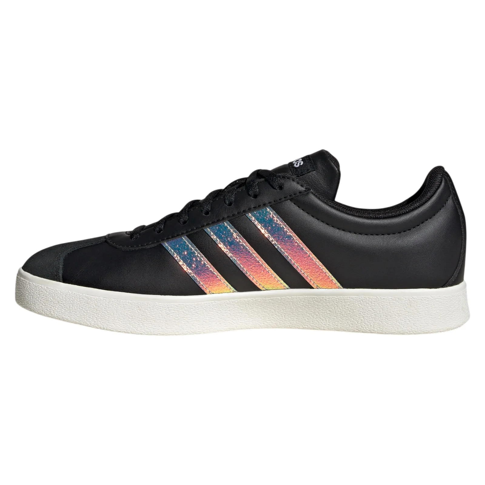 adidas Womens VL Court Base Shoes - Core Black / Core White - Image 6