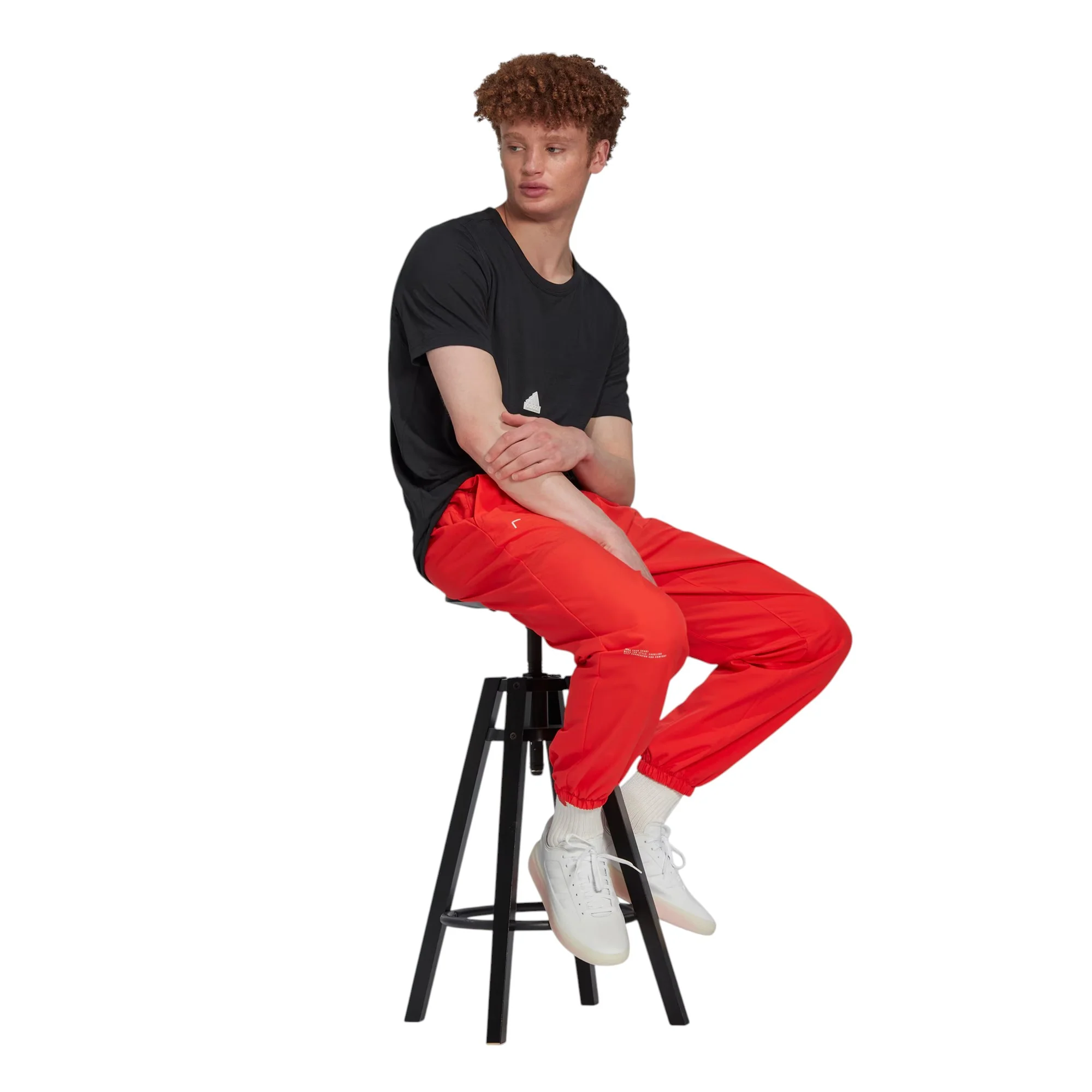 adidas Woven AEROREADY Track Pants - Bright Red - Image 8