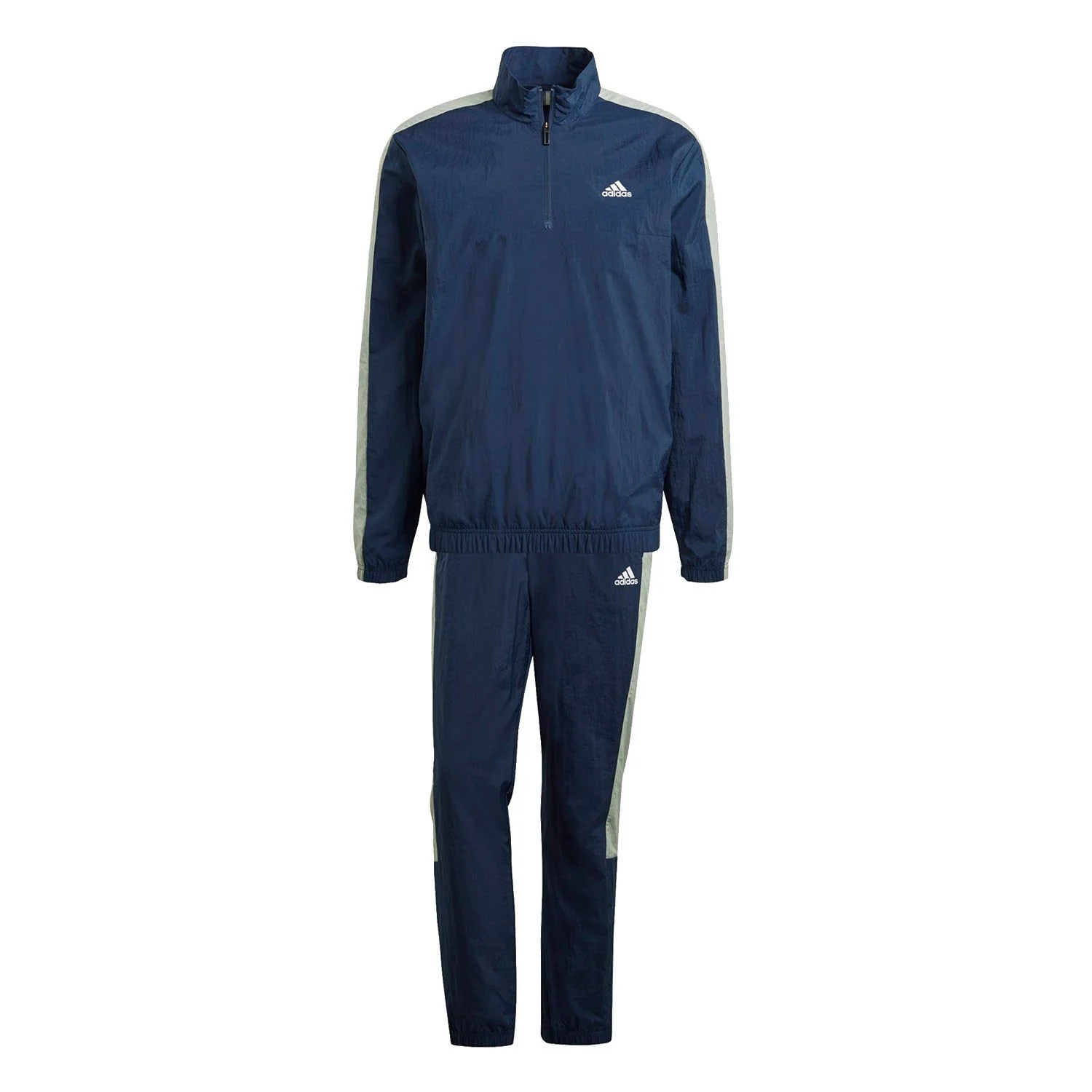 adidas Woven Half Zip Tracksuit - Navy - Image 6