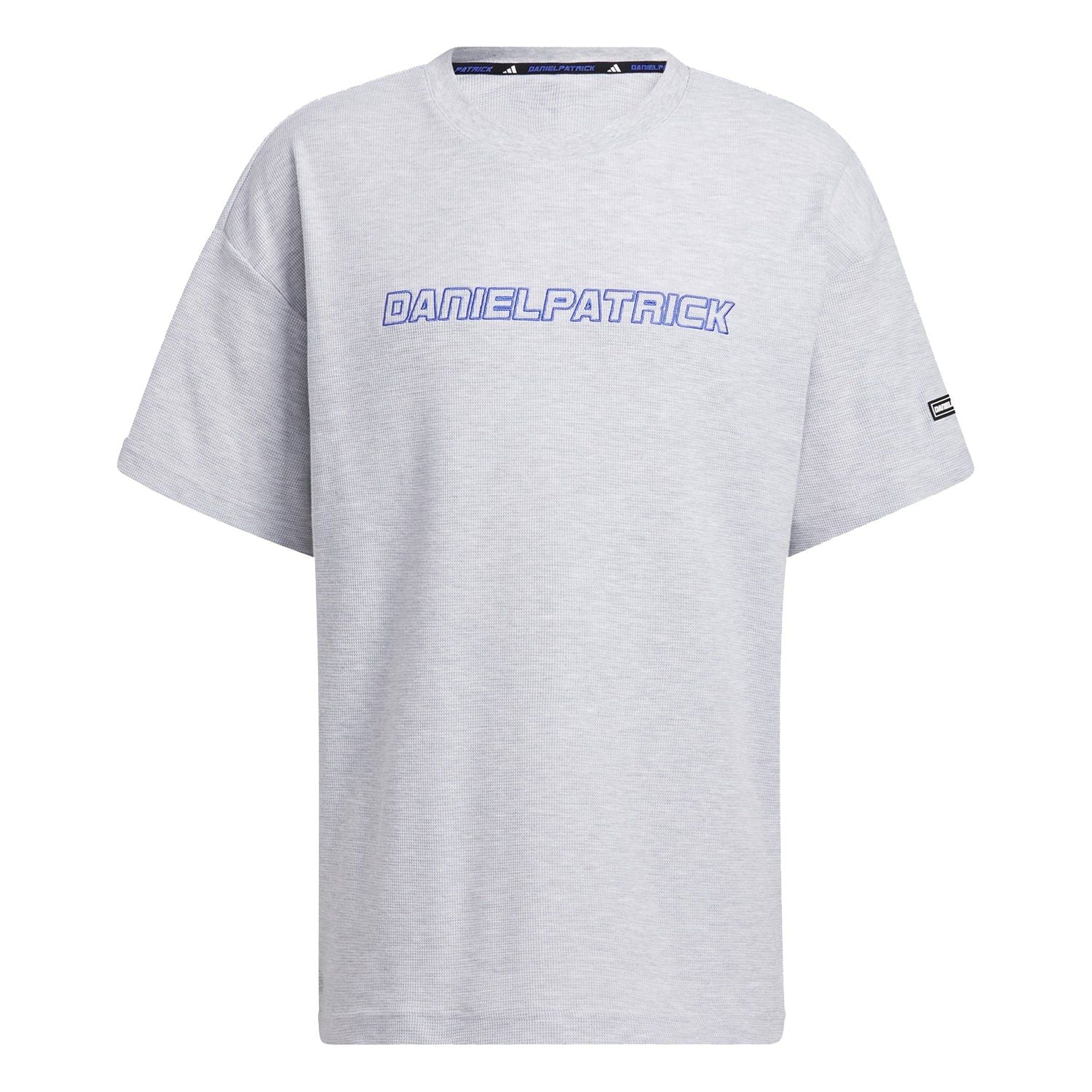 adidas x Daniel Patrick Hoops Thermal Tee - Grey - Image 3