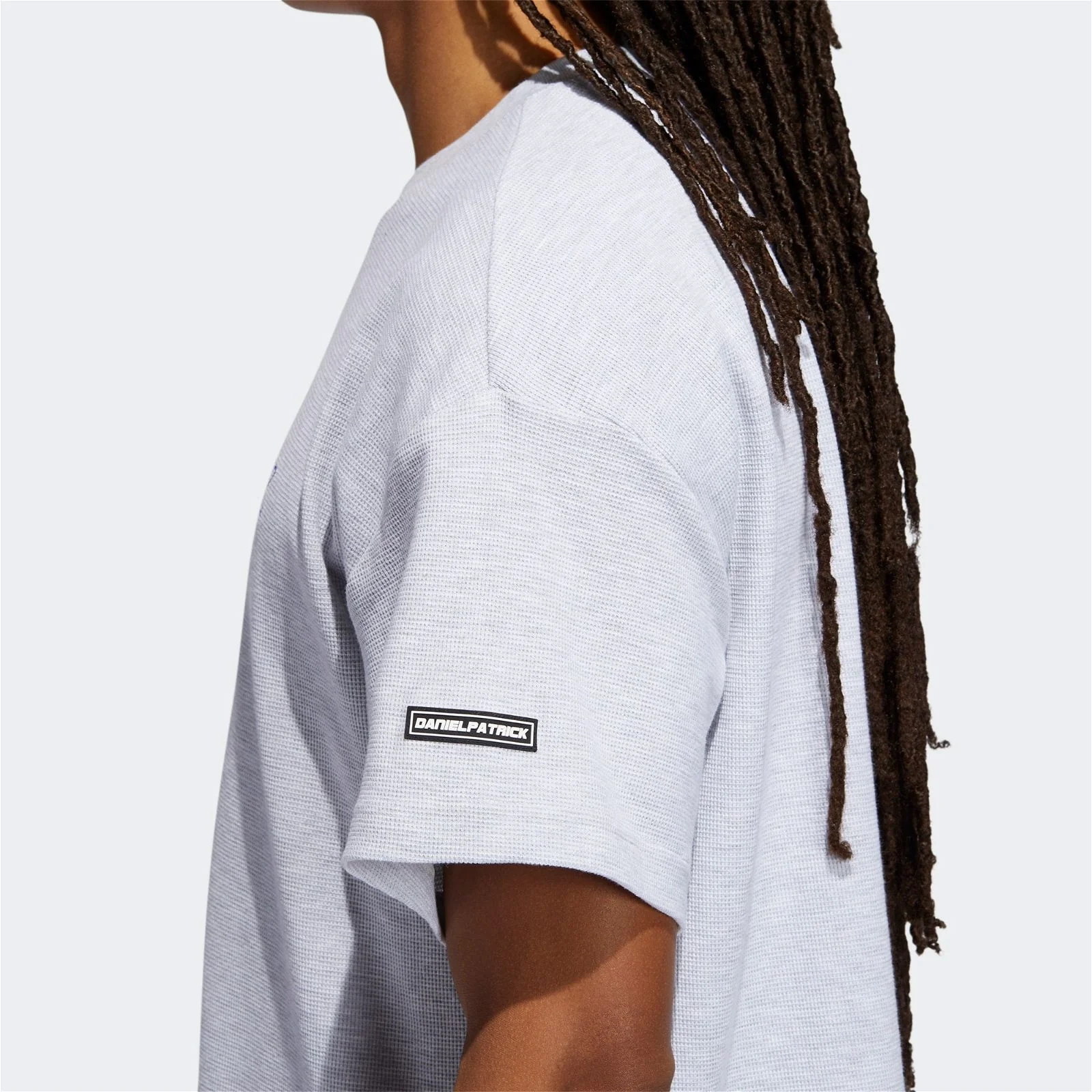 adidas x Daniel Patrick Hoops Thermal Tee - Grey - Image 5