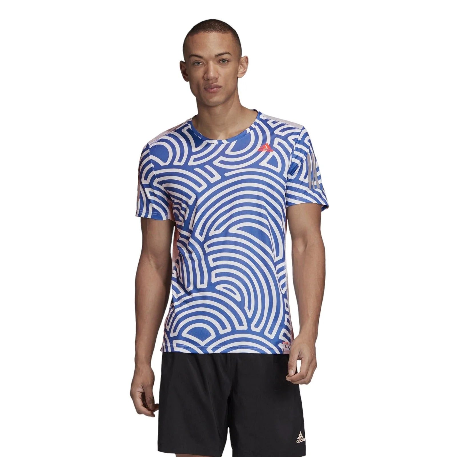 adidas X Hirocoledge Tokyo Run T-shirt - White / Blue - Image 3