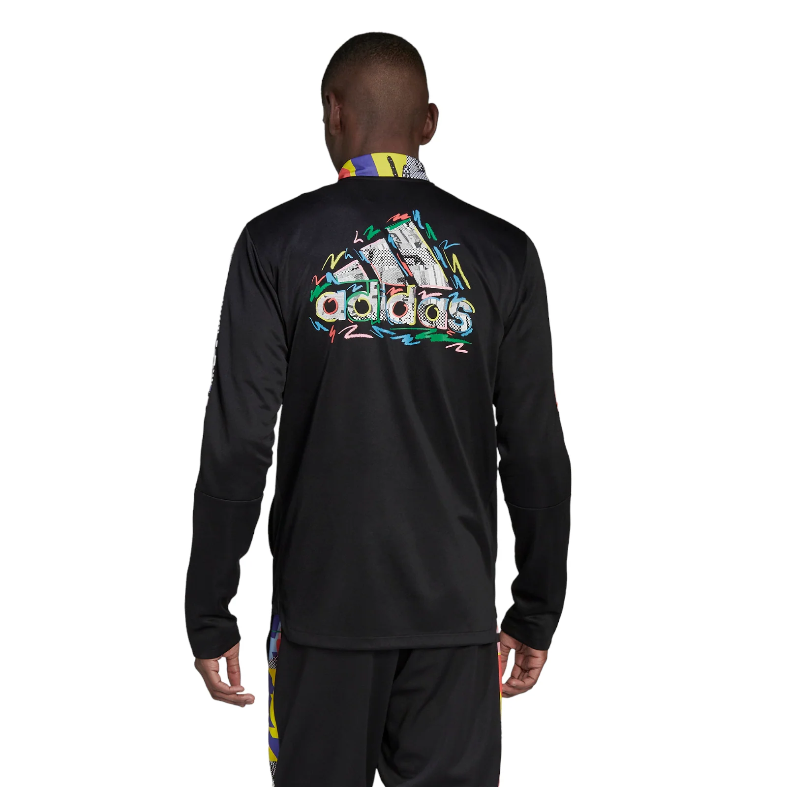 adidas x Kris Andrew Tiro Pride Track Top - Black - Image 2