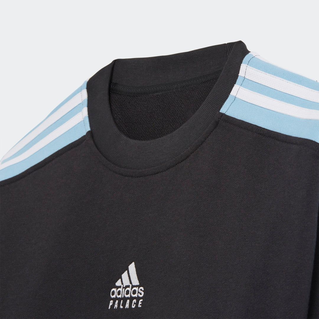 adidas x Palace Sunpal Crewneck Sweatshirt - Black - Image 3